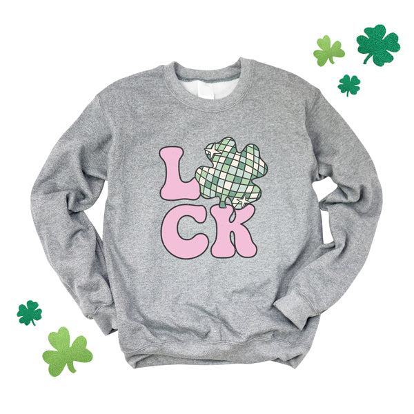 Luck With Shamrock | Sweatshirt
