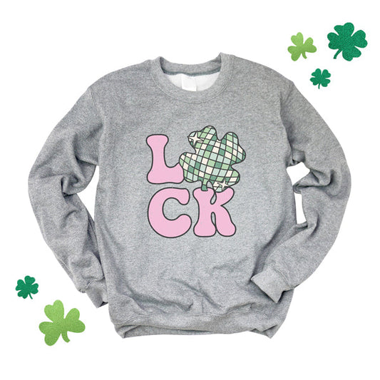 Luck With Shamrock | Sweatshirt