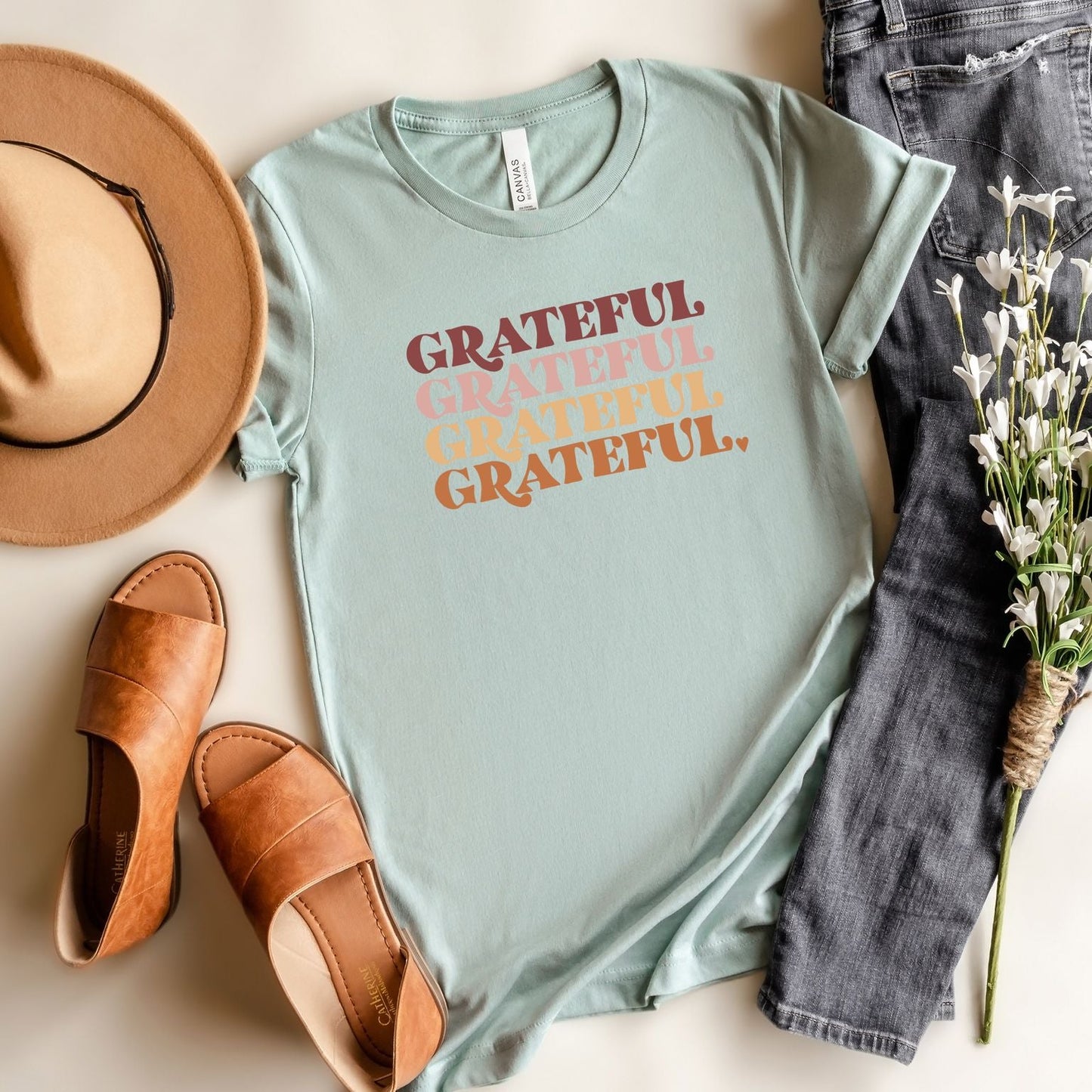 Grateful Stacked | Short Sleeve Graphic Tee