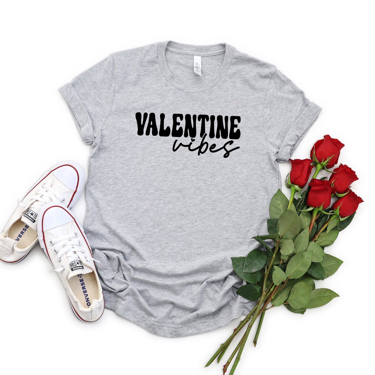Retro Valentine Vibes | Short Sleeve Graphic Tee