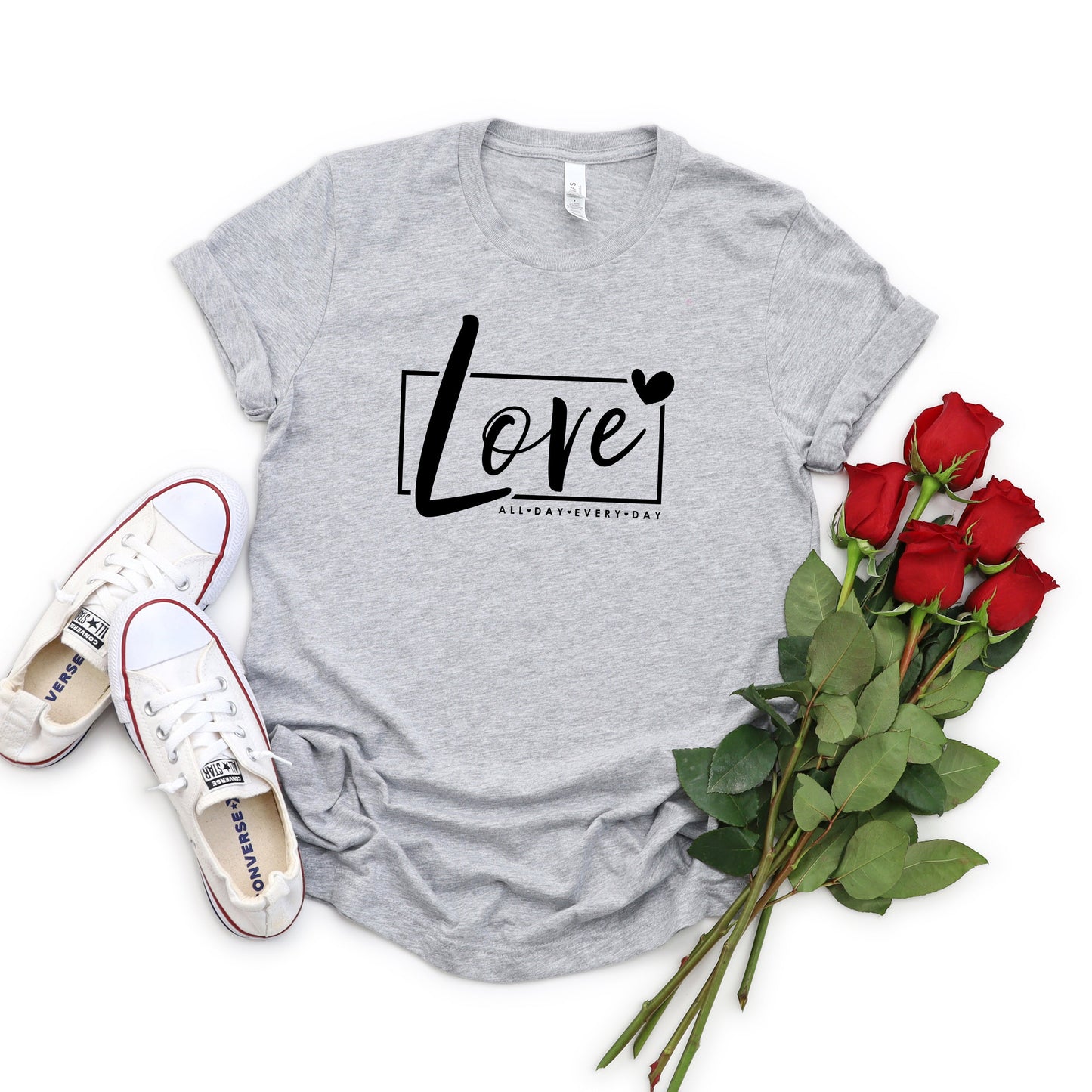 Love All Day Everyday Box | Short Sleeve Graphic Tee