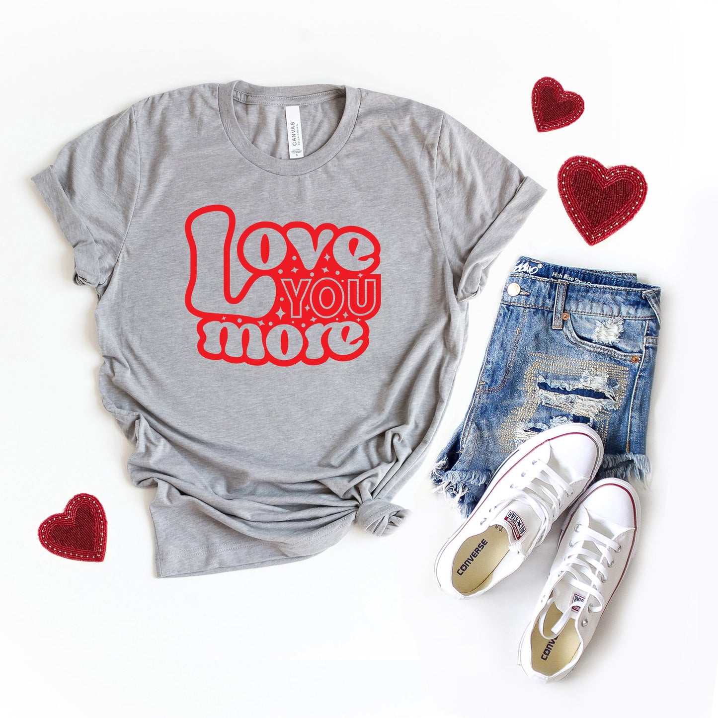 Love You More Bubble | Short Sleeve Graphic Tee