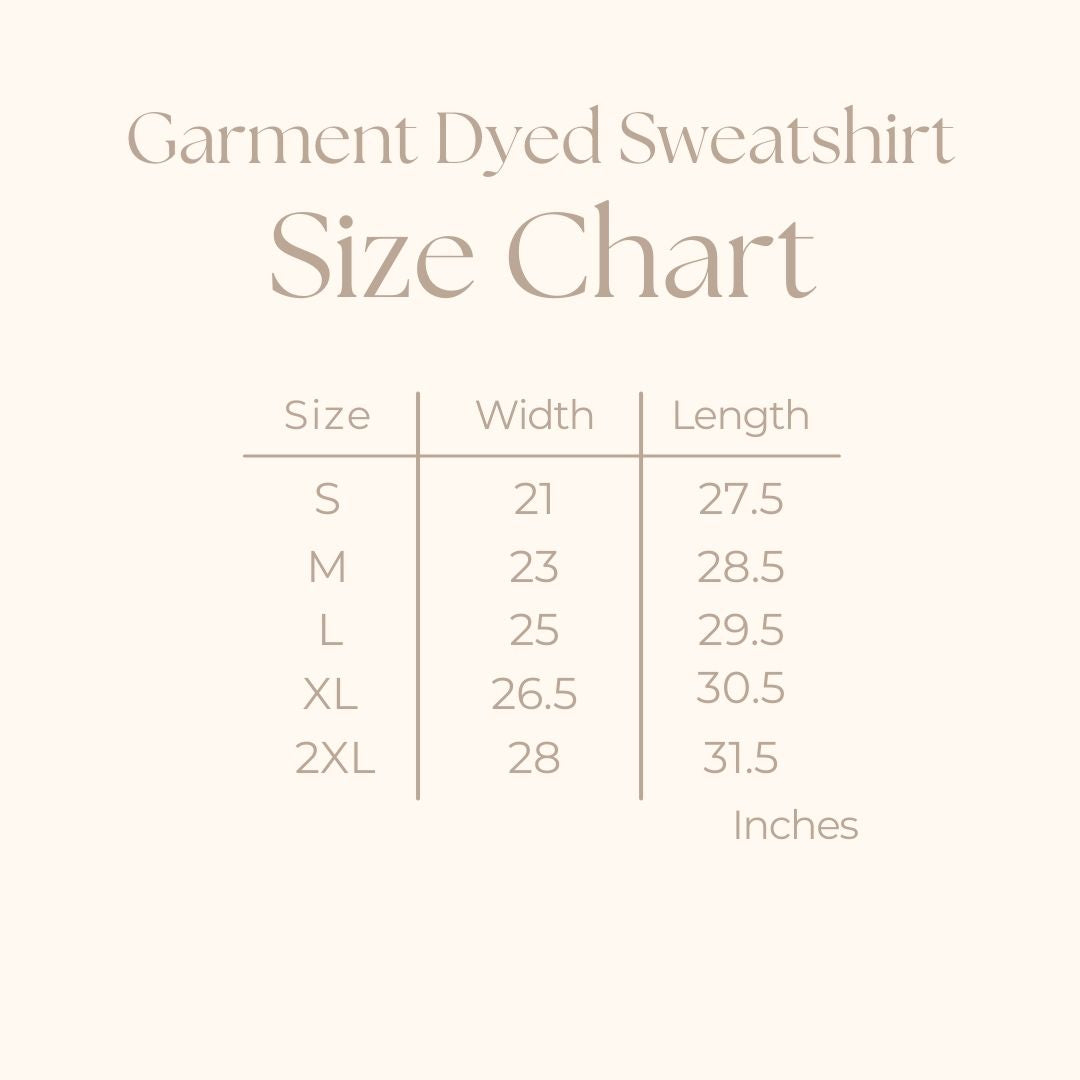 Cowgirl Christmas Chart | Garment Dyed Sweatshirt