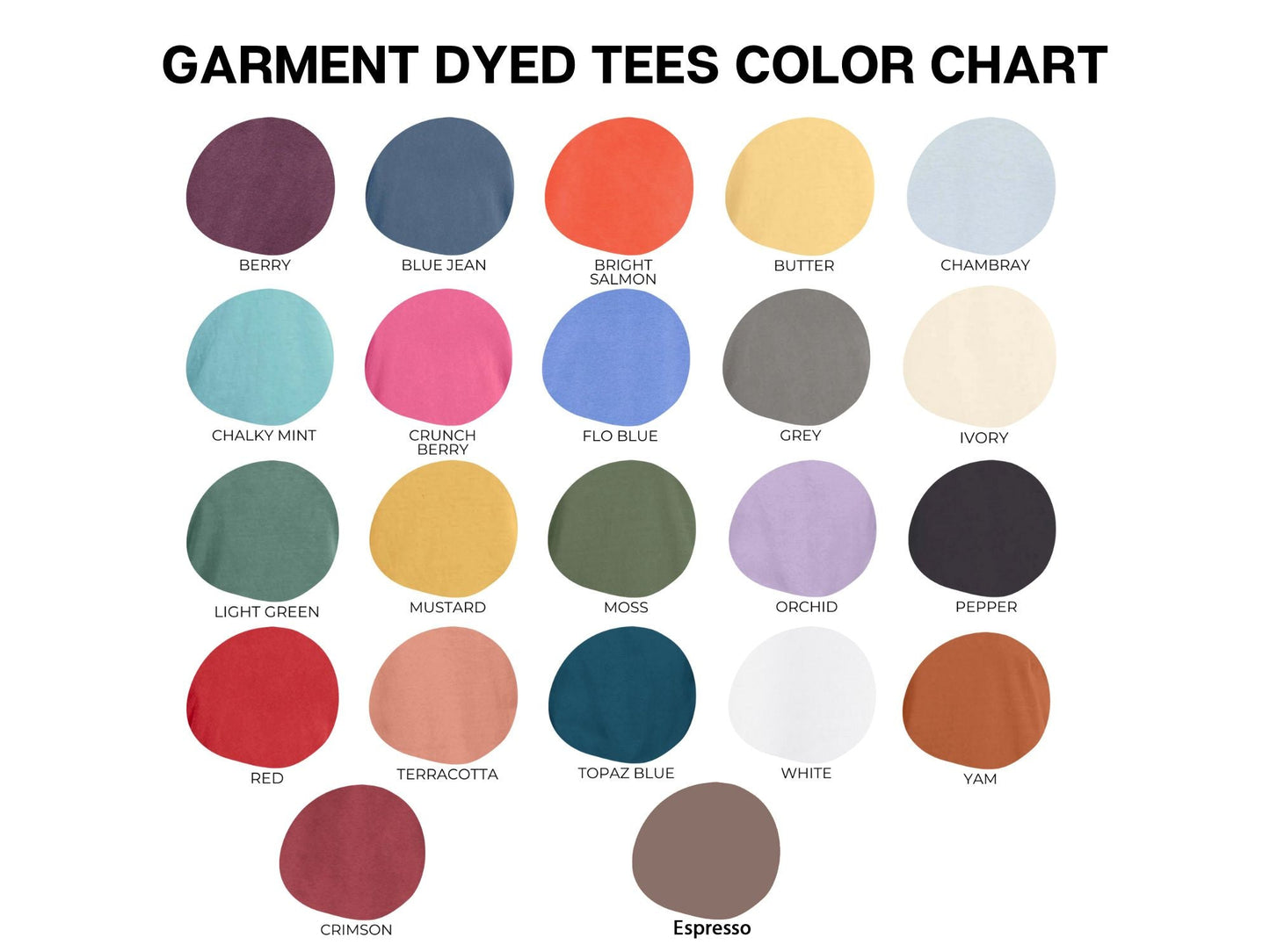 Georgia Flower Colorful | Garment Dyed Short Sleeve Tee