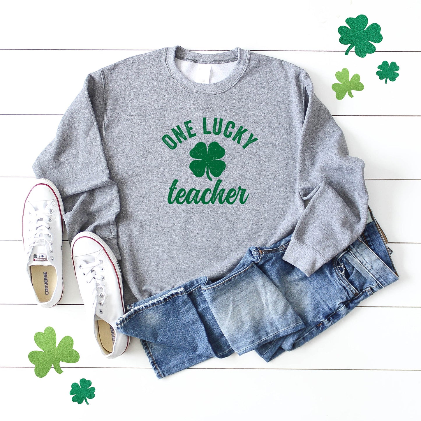 One Lucky Teacher | Sweatshirt
