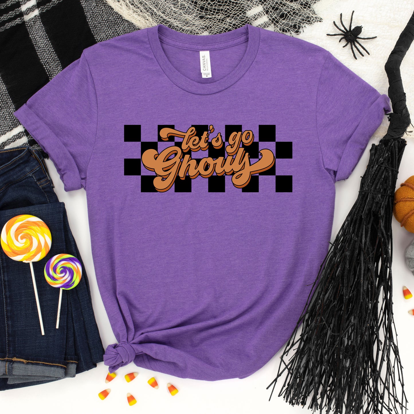 Let's Go Ghouls Checkered | Short Sleeve Graphic Tee