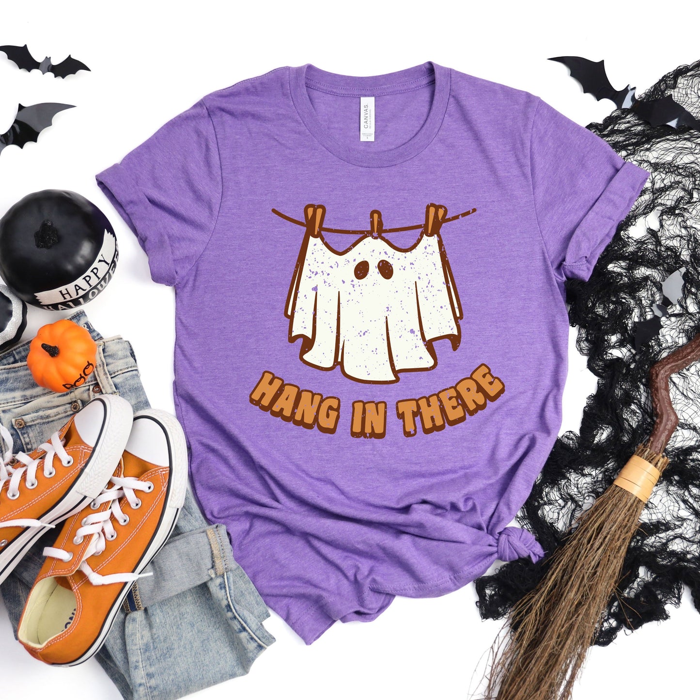 Hang In There Ghost | Short Sleeve Crew Neck