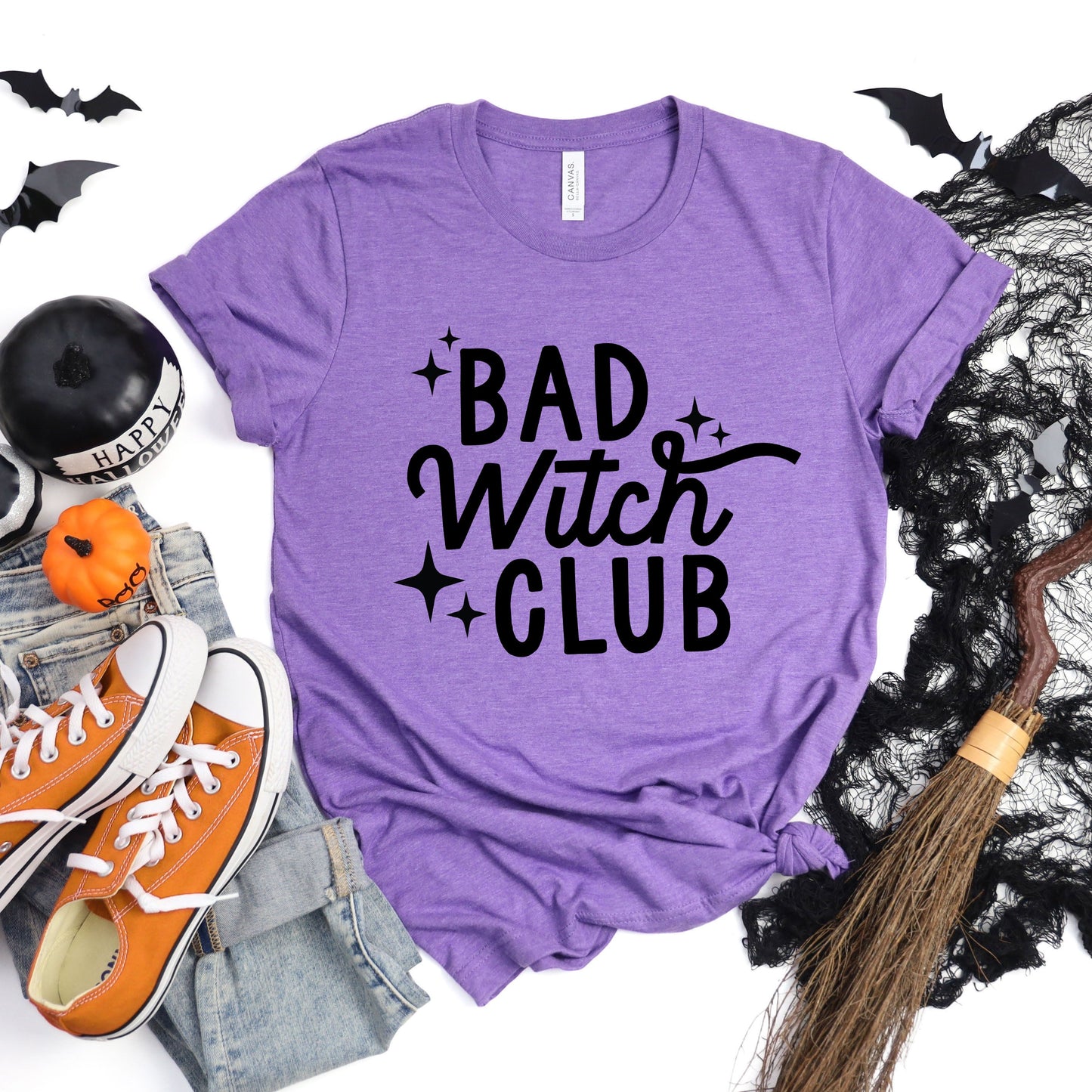 Bad W Club | Short Sleeve Graphic Tee | Halloween