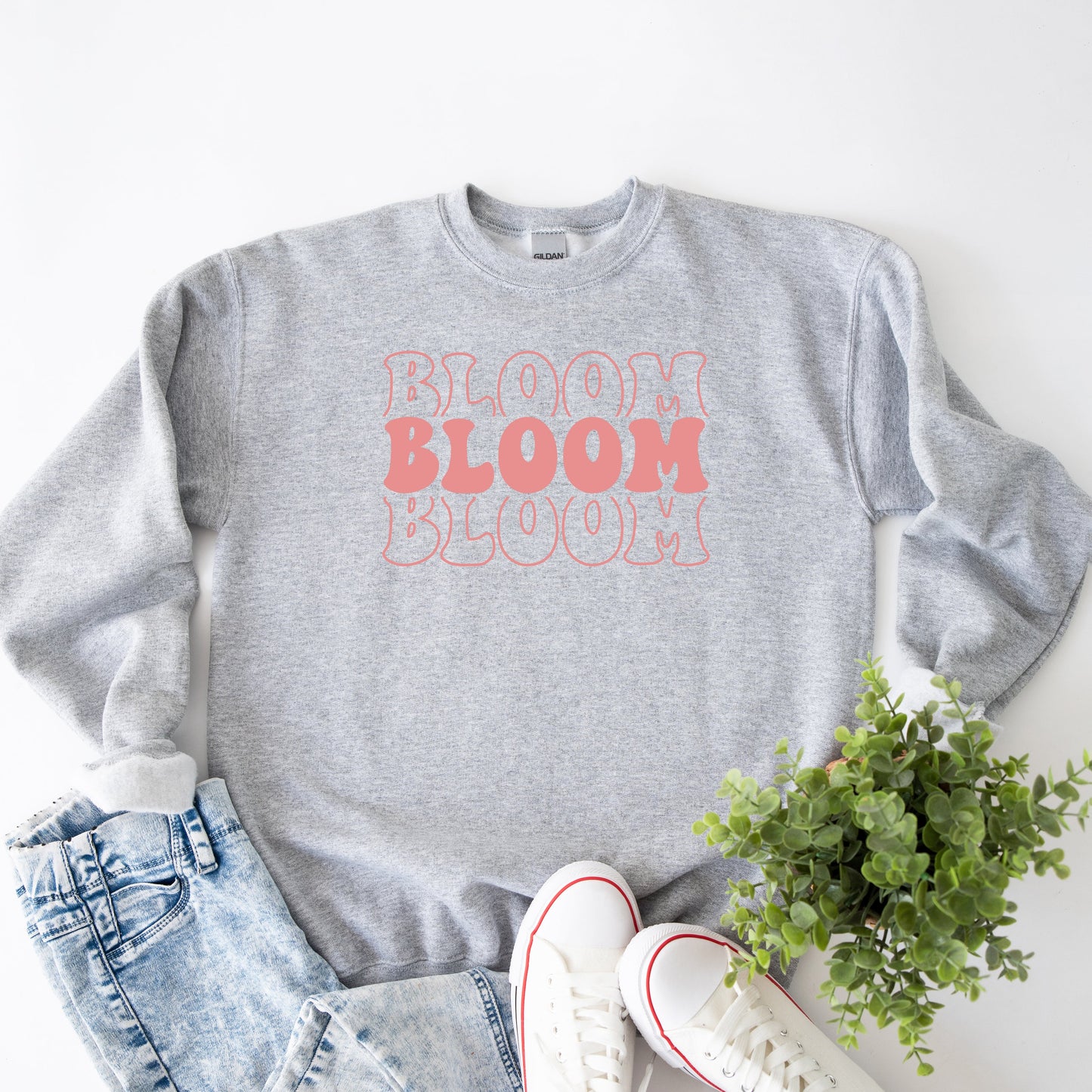 Bloom Stacked Colorful | Sweatshirt