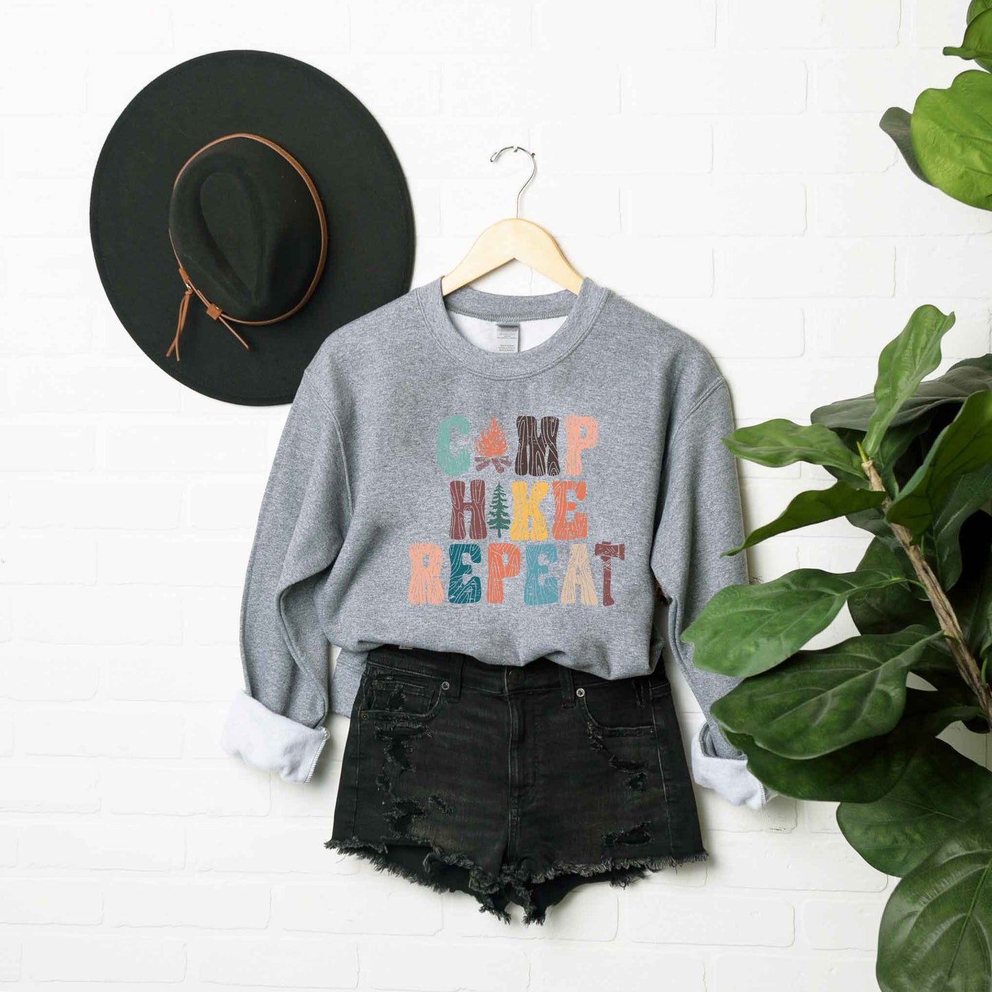 Camp Hike Repeat | Sweatshirt