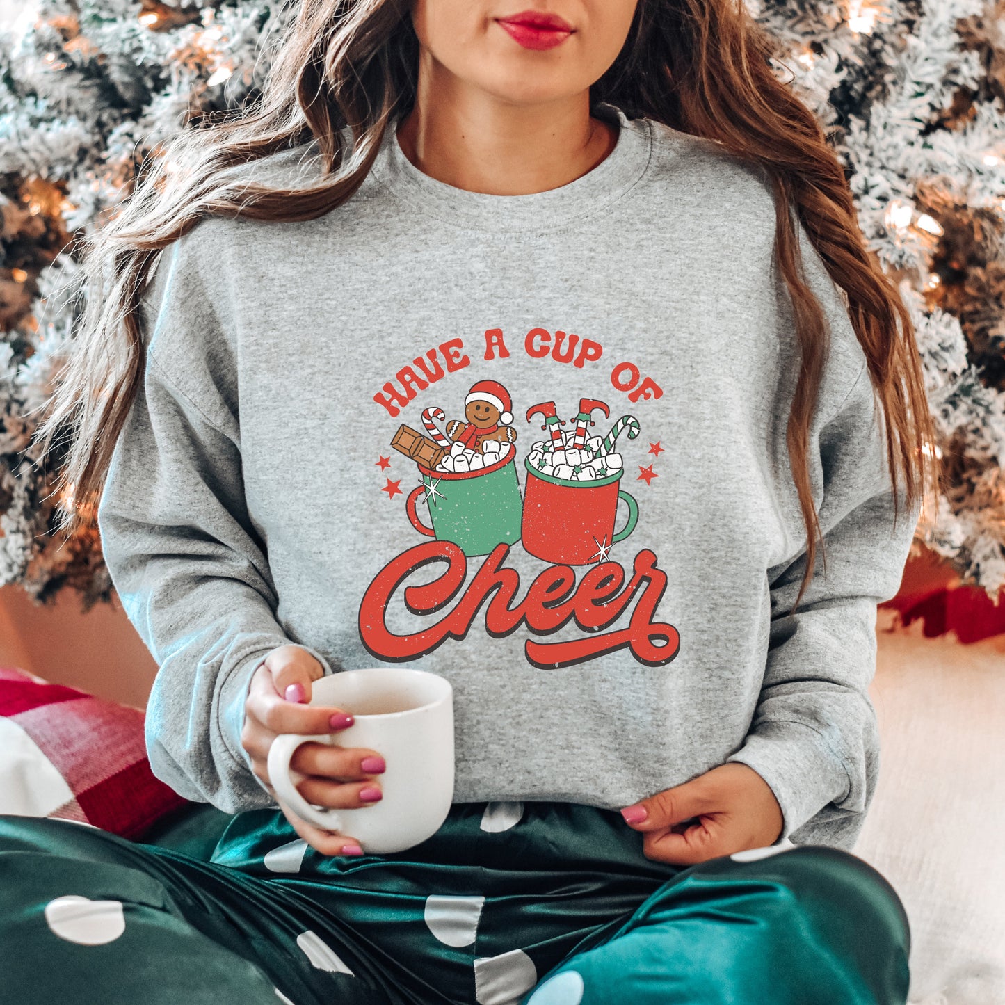Retro Cup Of Cheer | Sweatshirt