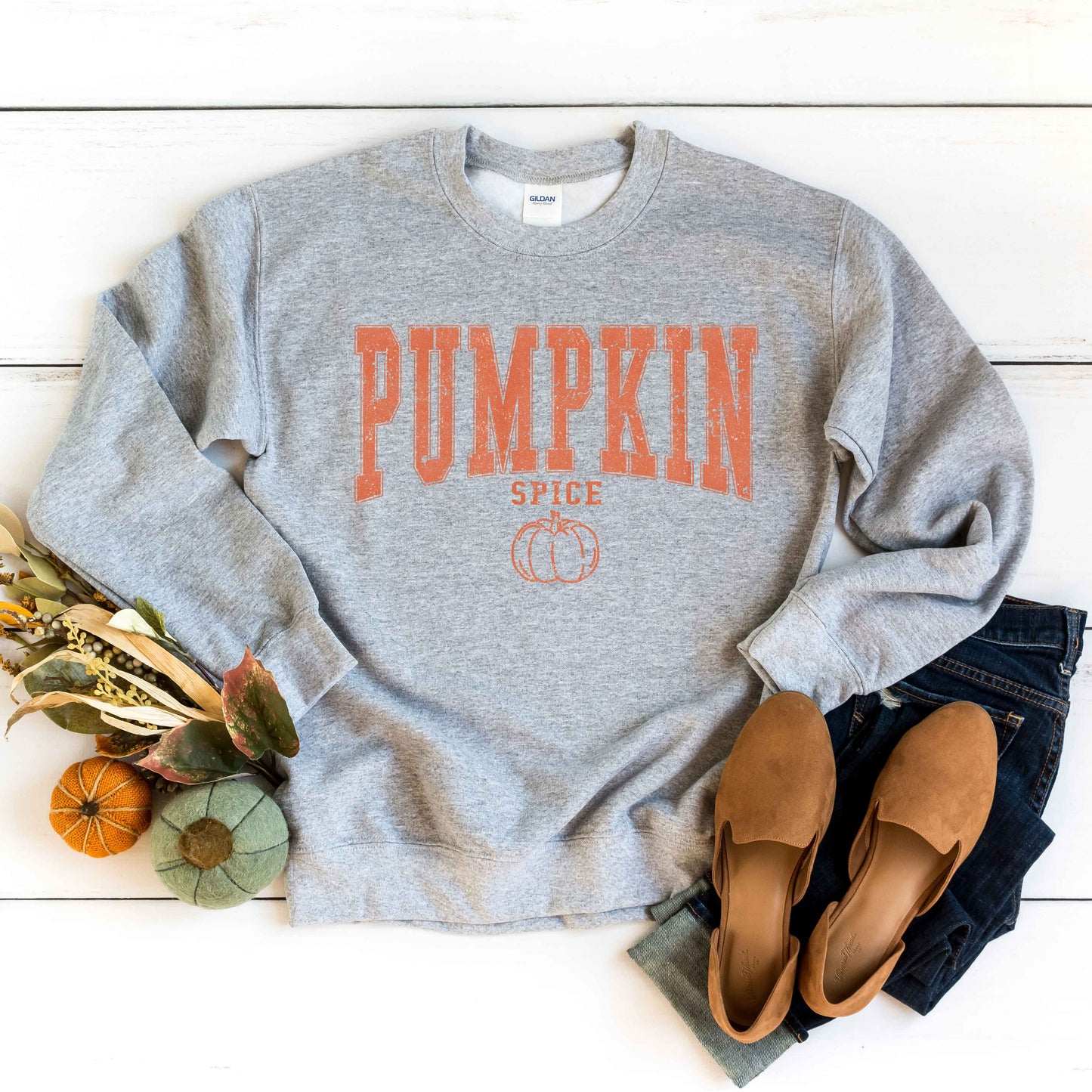 Pumpkin Spice Varsity | Sweatshirt