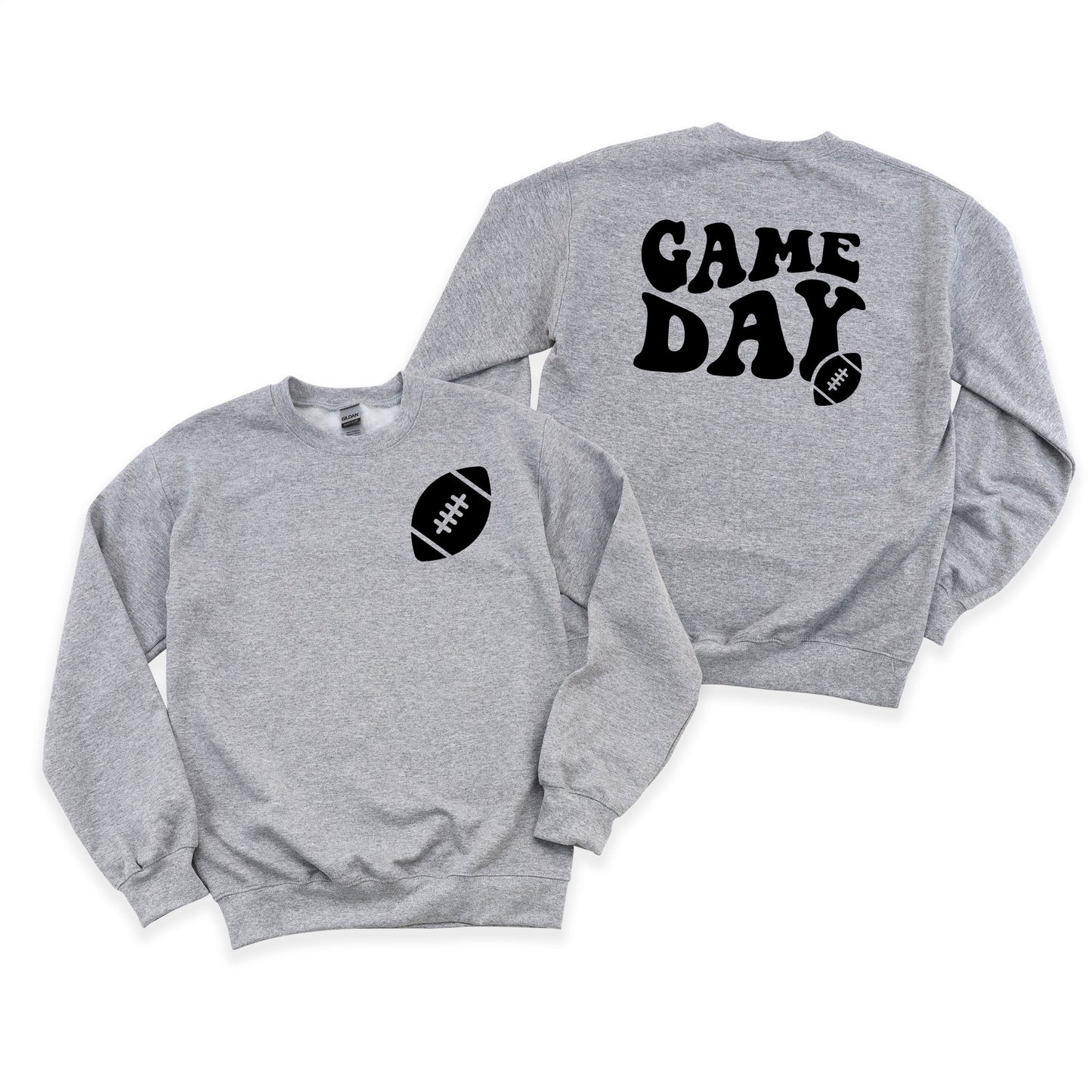 Game Day Football Front and Back | Sweatshirt