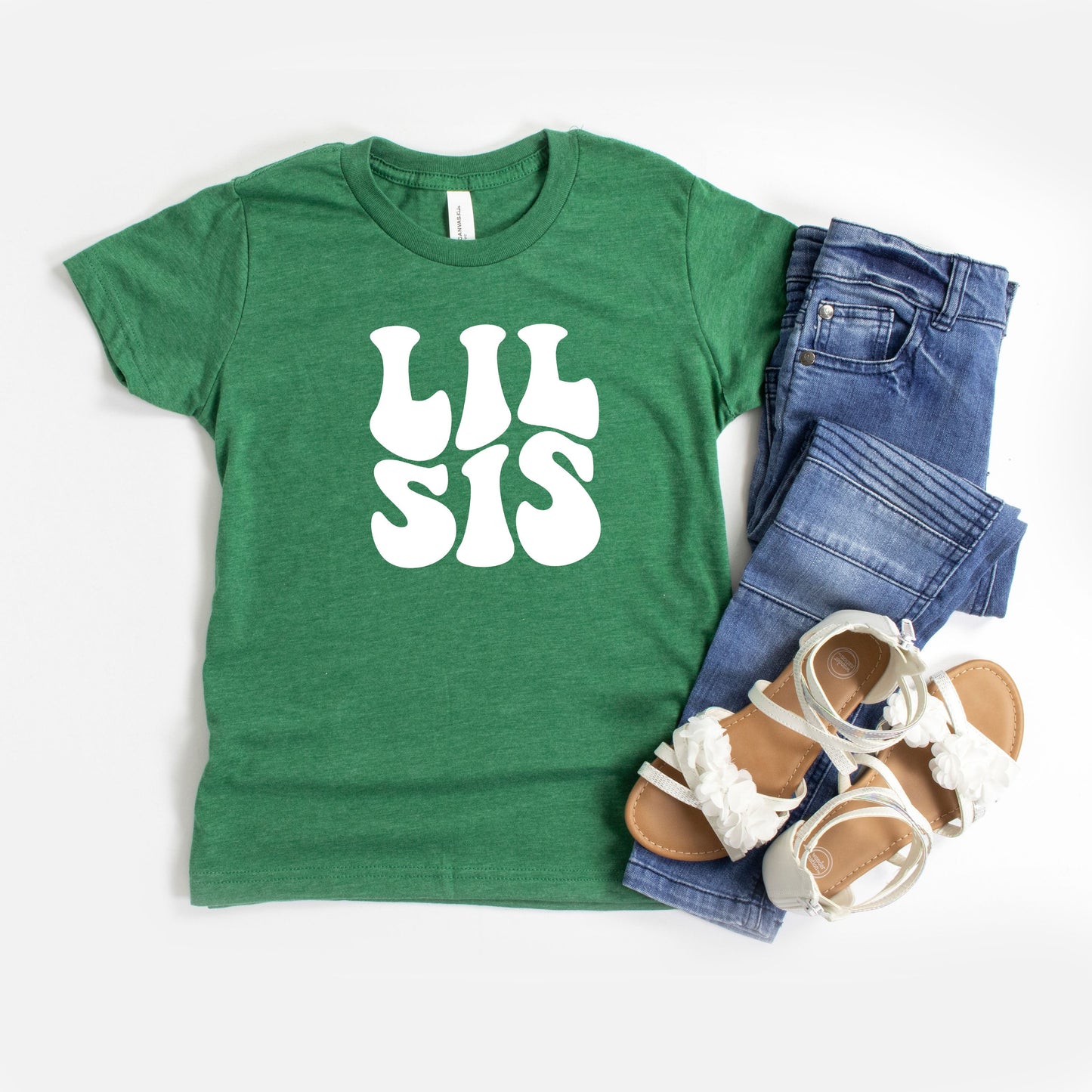 Lil Sis Wavy | Youth Short Sleeve Crew Neck