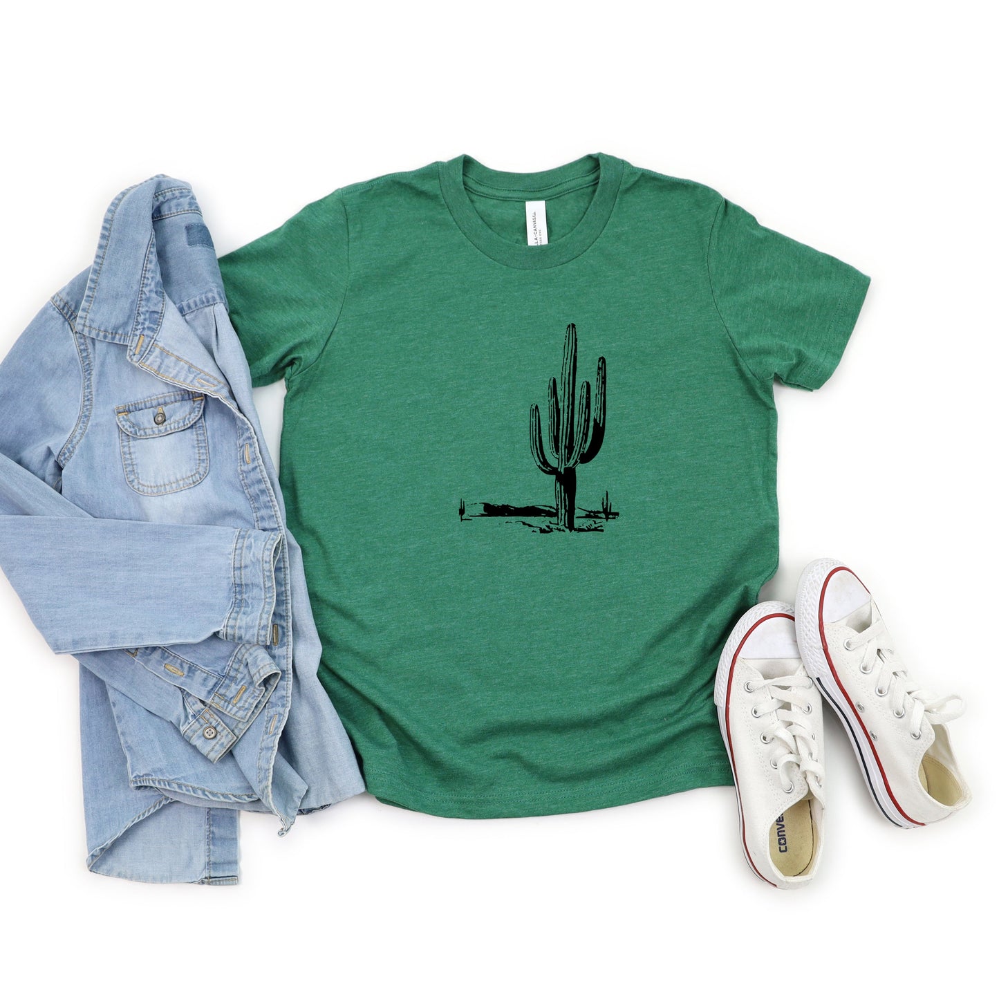 Desert Cactus | Youth Short Sleeve Crew Neck