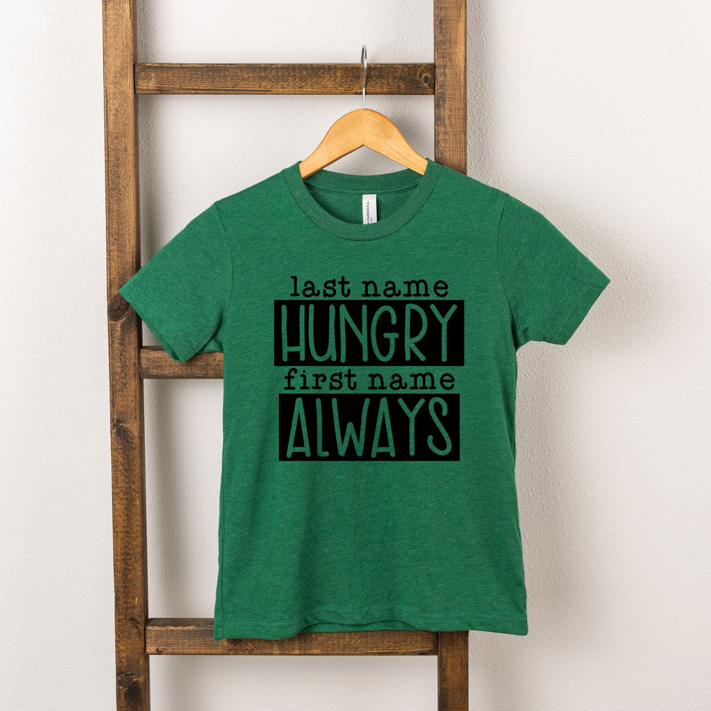 Last Name Hungry | Youth Short Sleeve Crew Neck