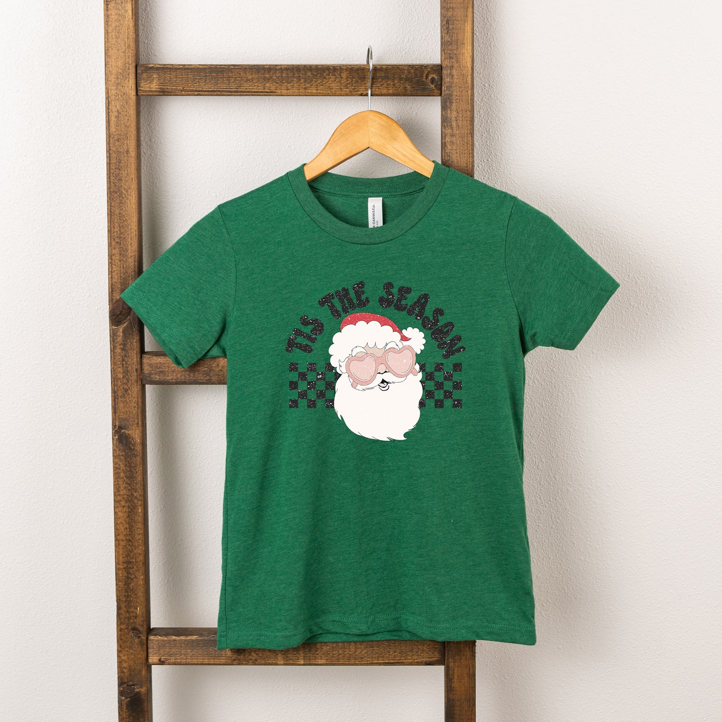 Tis The Season Santa | Youth Short Sleeve Crew Neck