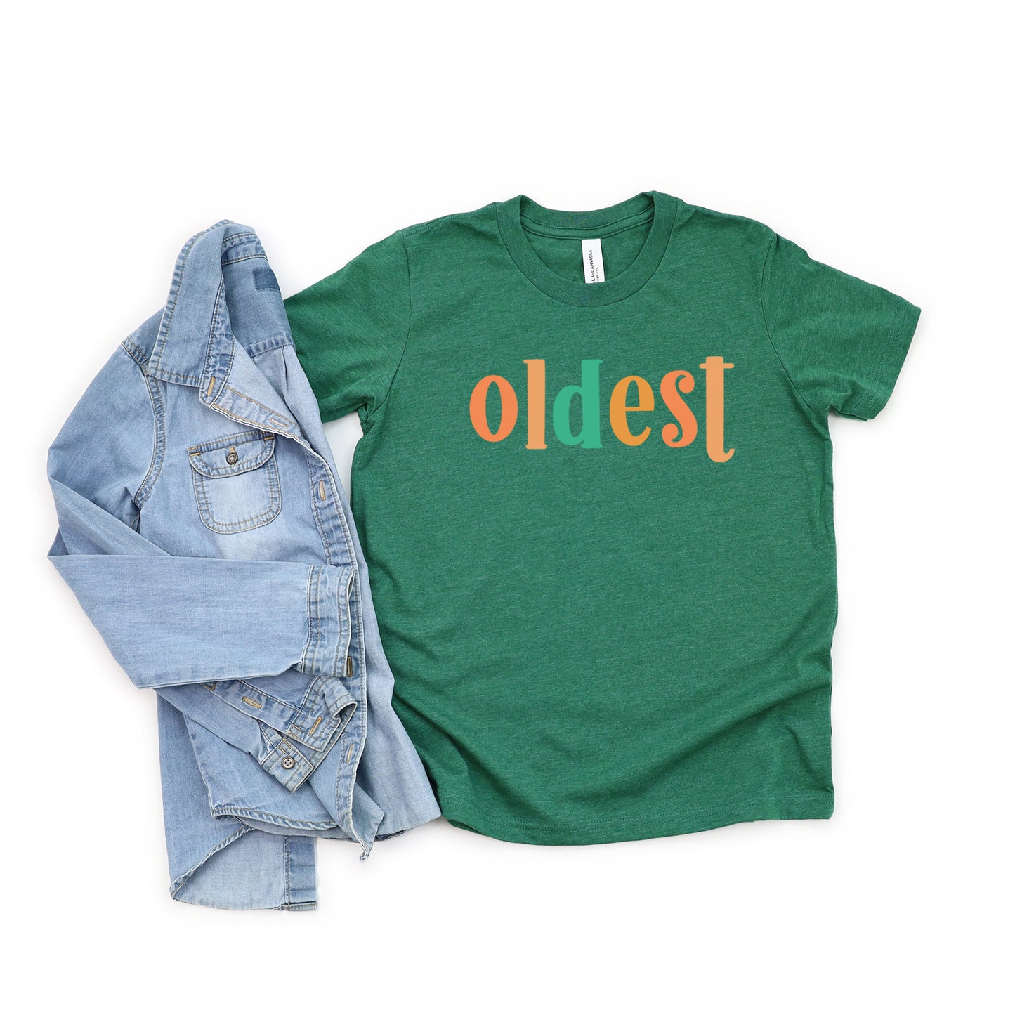 Oldest Colorful | Youth Graphic Short Sleeve Tee