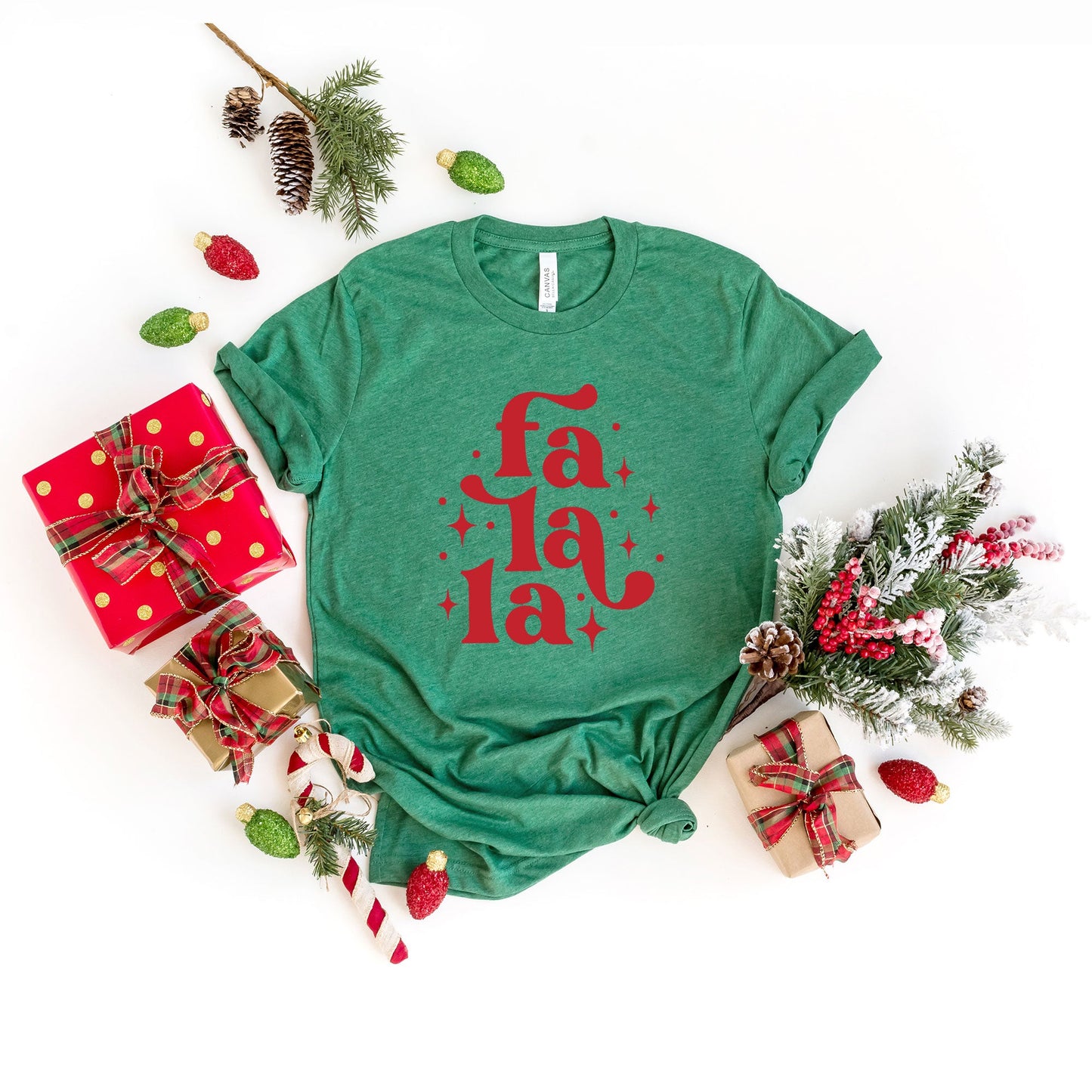 Whimsical Fa La La | Short Sleeve Graphic Tee