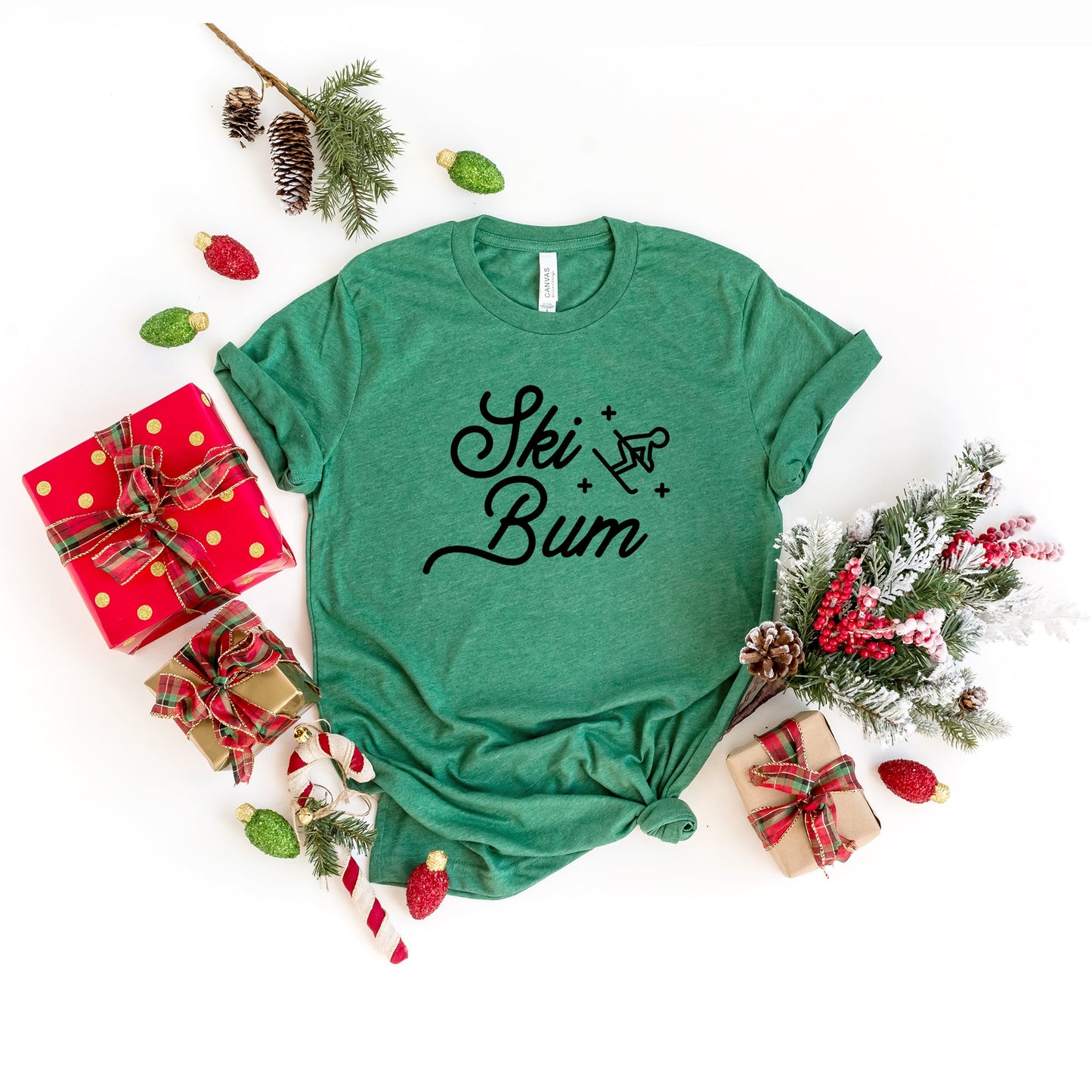 Ski Bum Skier | Short Sleeve Graphic Tee