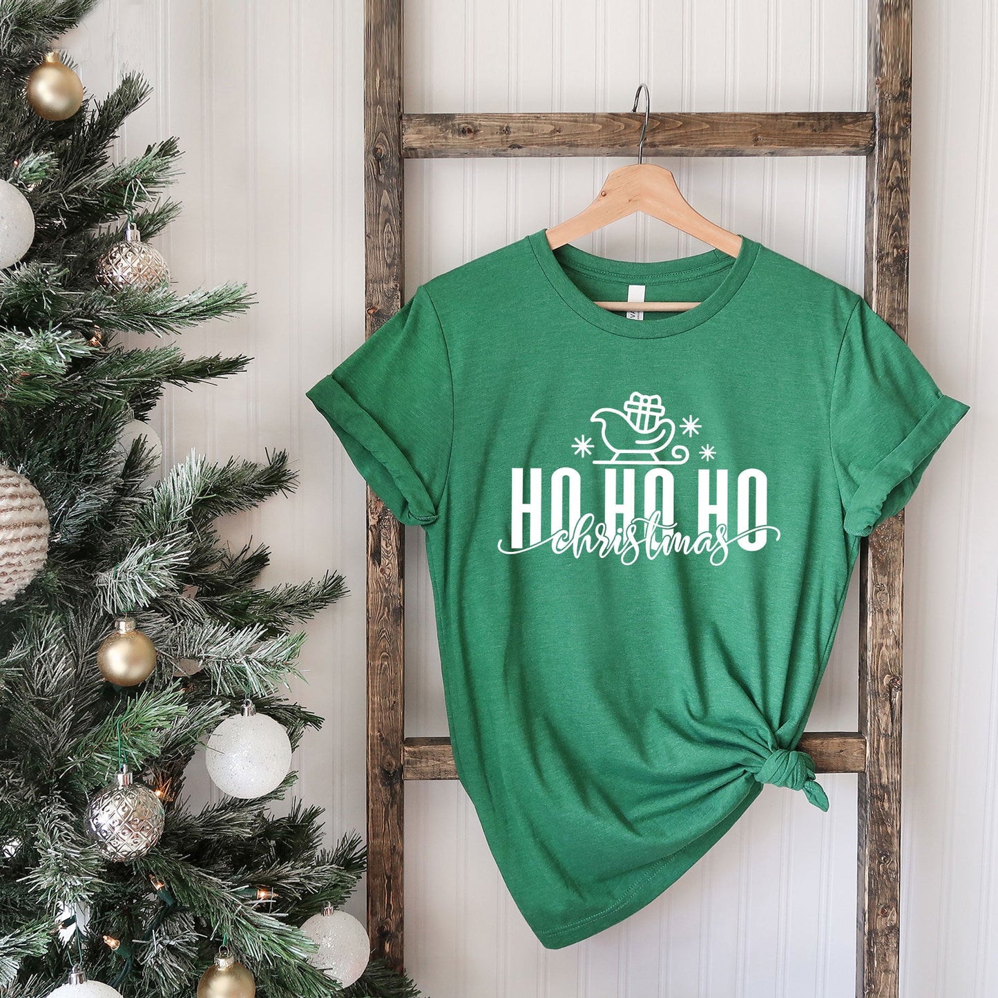Sleigh Ho Ho Ho | Short Sleeve Graphic Tee