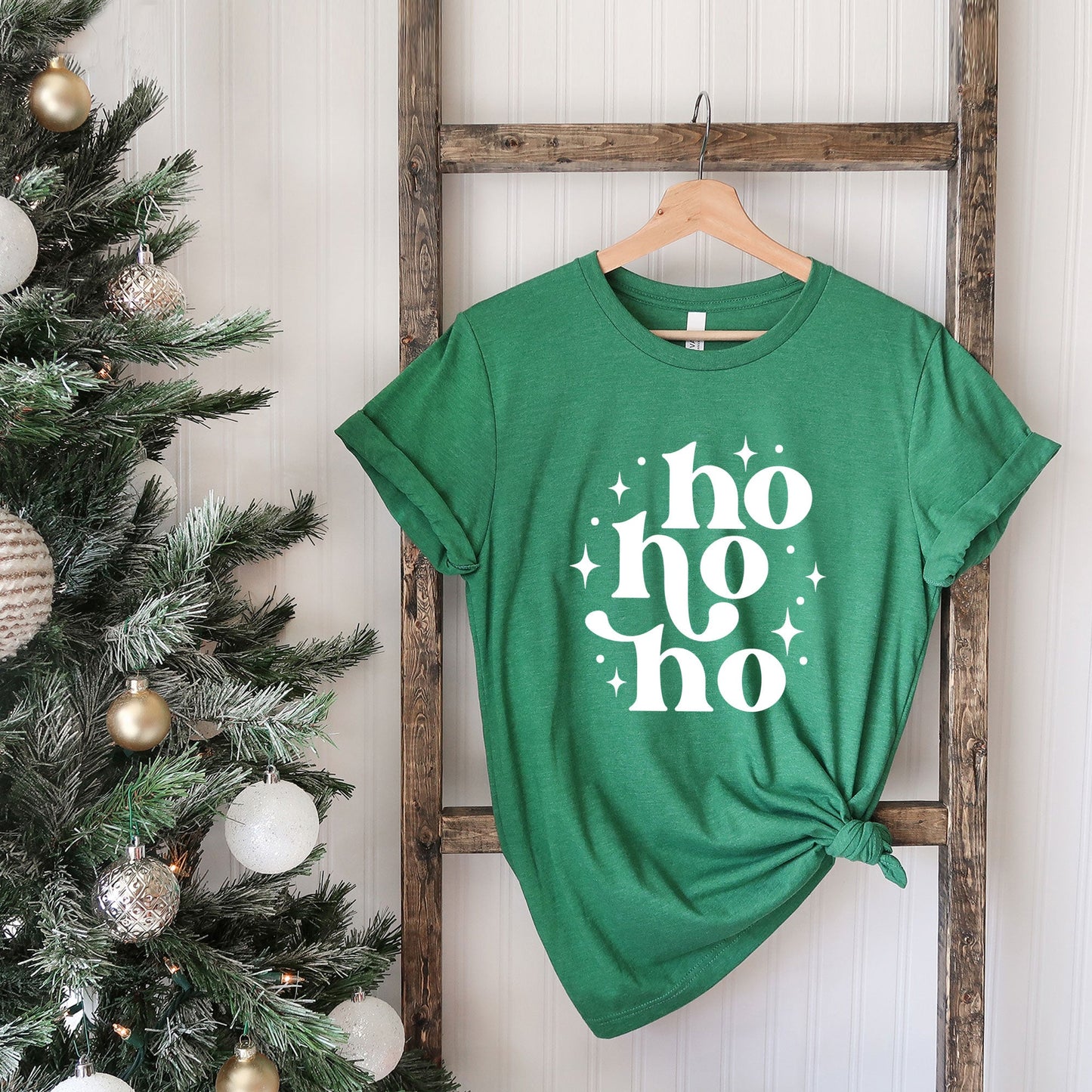 Whimsical Ho Ho Ho | Short Sleeve Graphic Tee