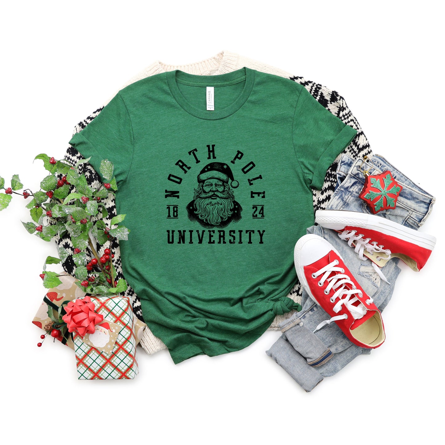 North Pole Santa | Short Sleeve Crew Neck