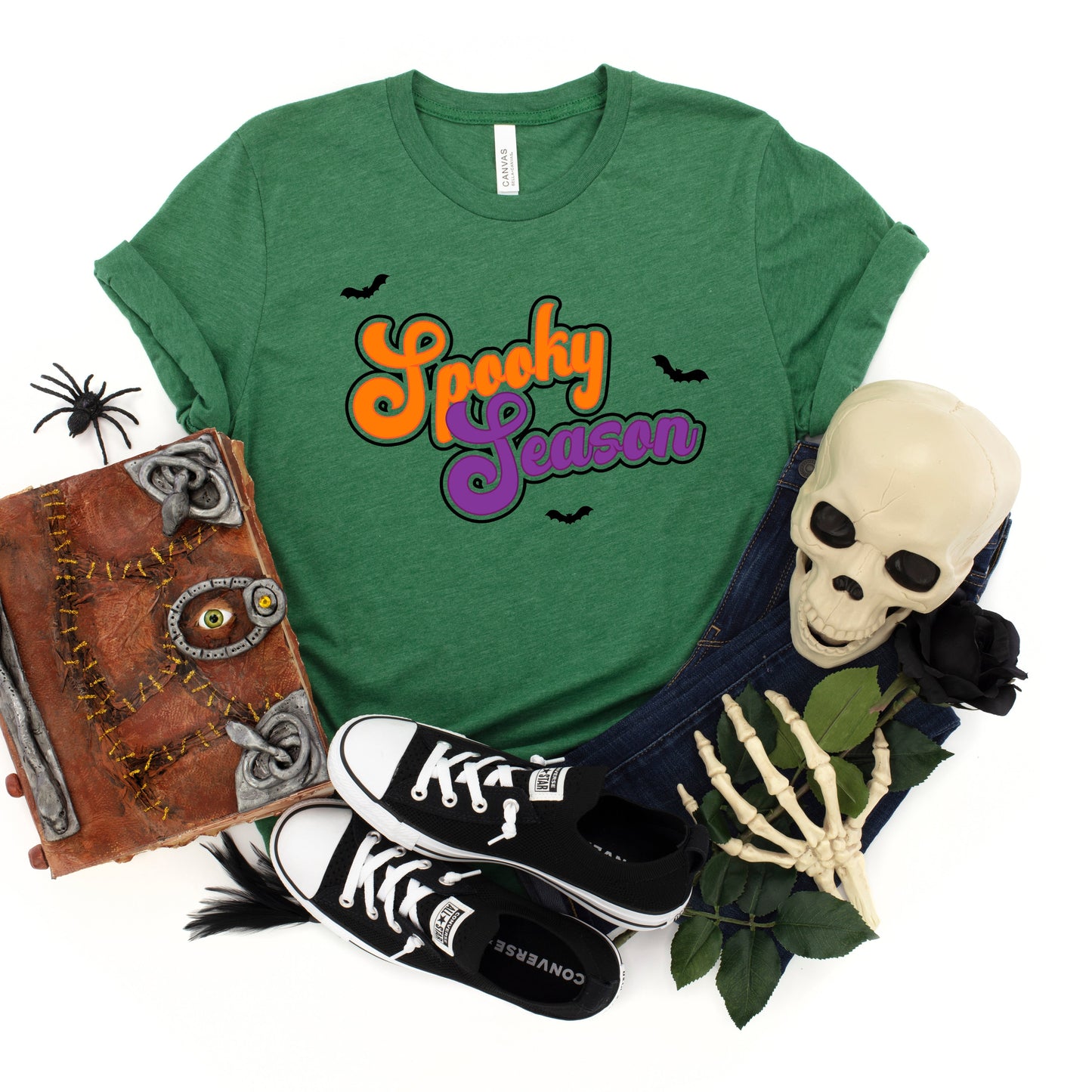 Spooky Season Cursive | Short Sleeve Crew Neck