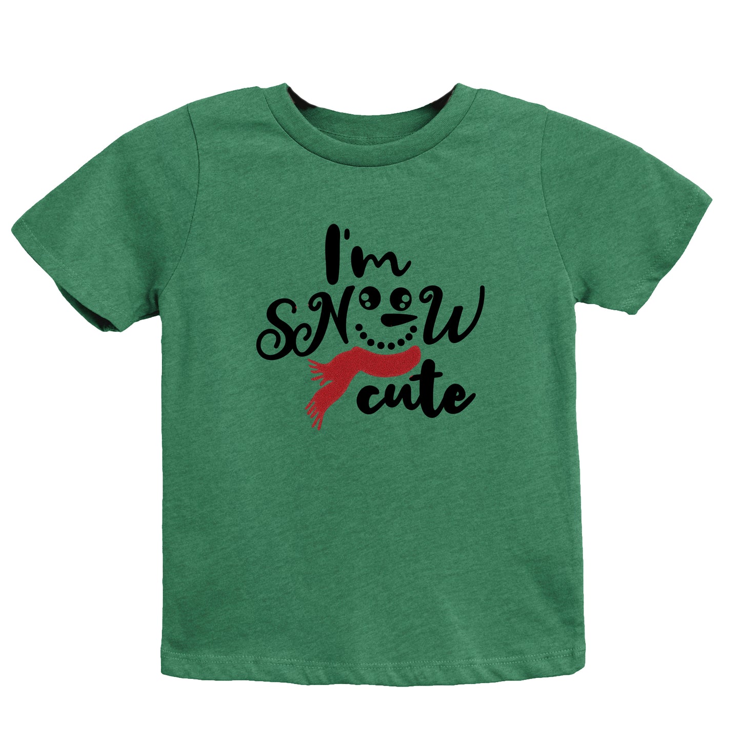 I'm Snow Cute Glitter | Youth Graphic Short Sleeve Tee