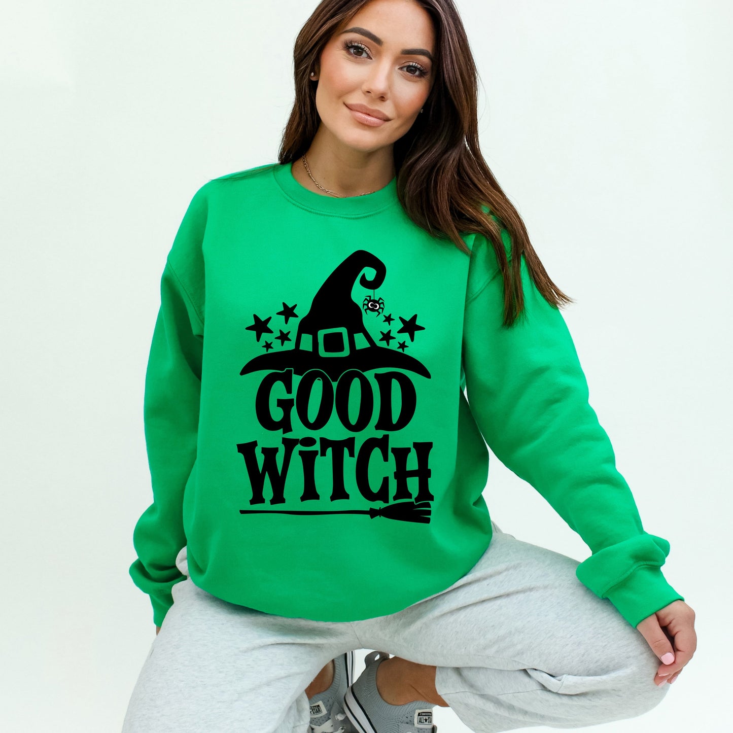 Good Witch Broom | Sweatshirt