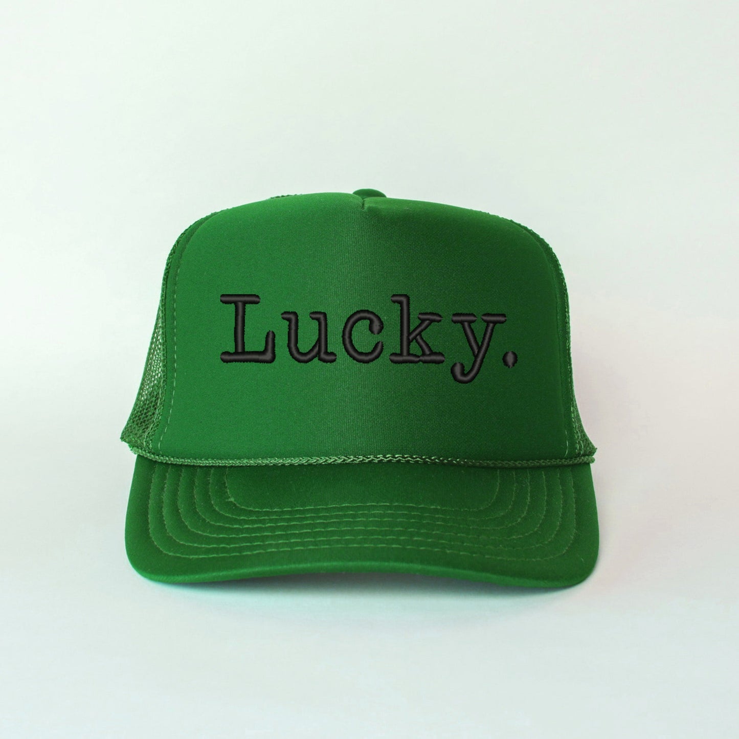 Embroidered Lucky Typewriter | Foam Trucker Hat