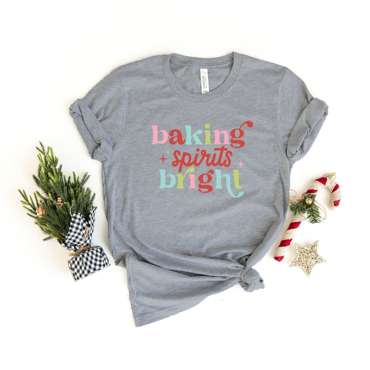 Baking Spirits Bright Colorful | Short Sleeve Graphic Tee