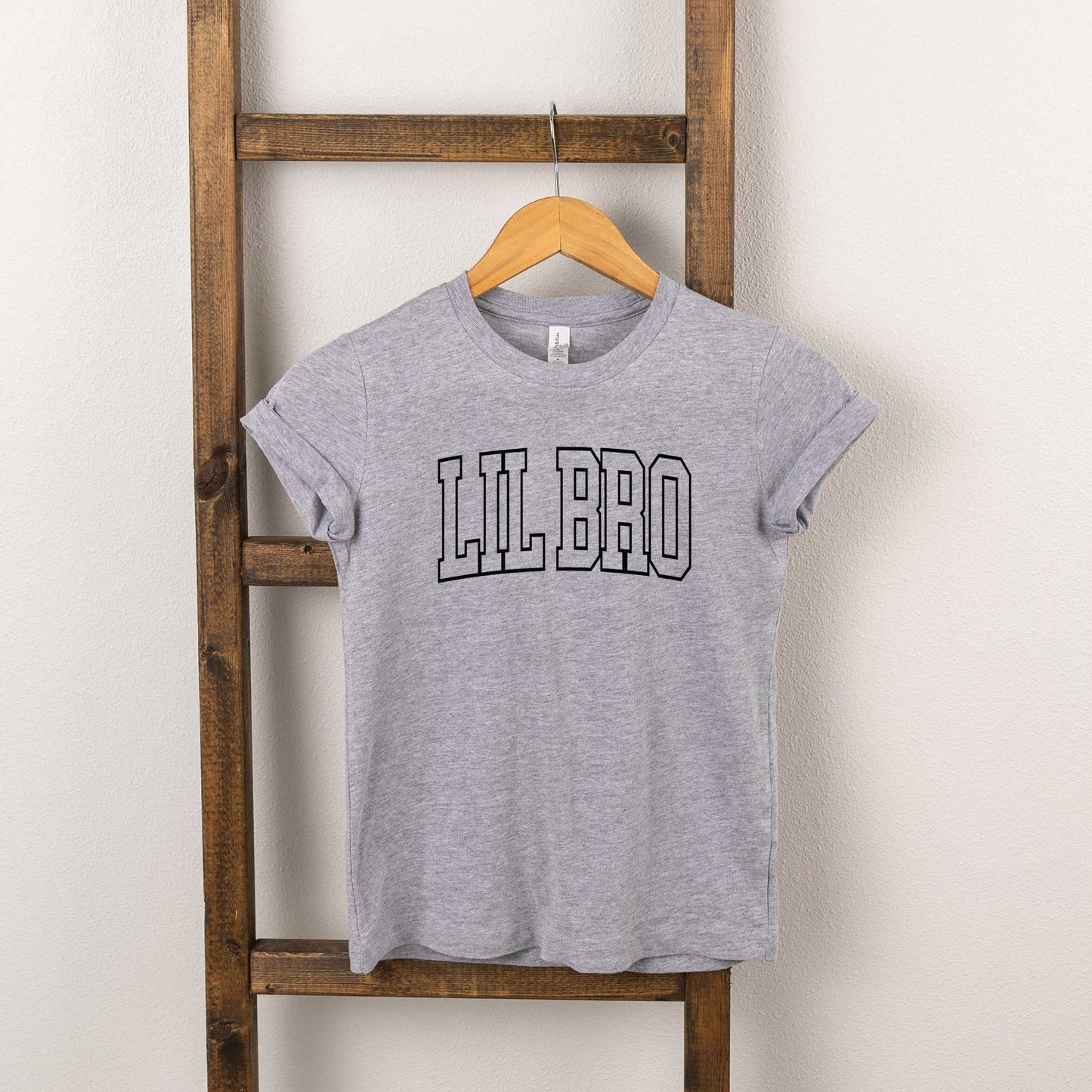 Lil Bro Varsity Outline | Youth Graphic Short Sleeve Tee