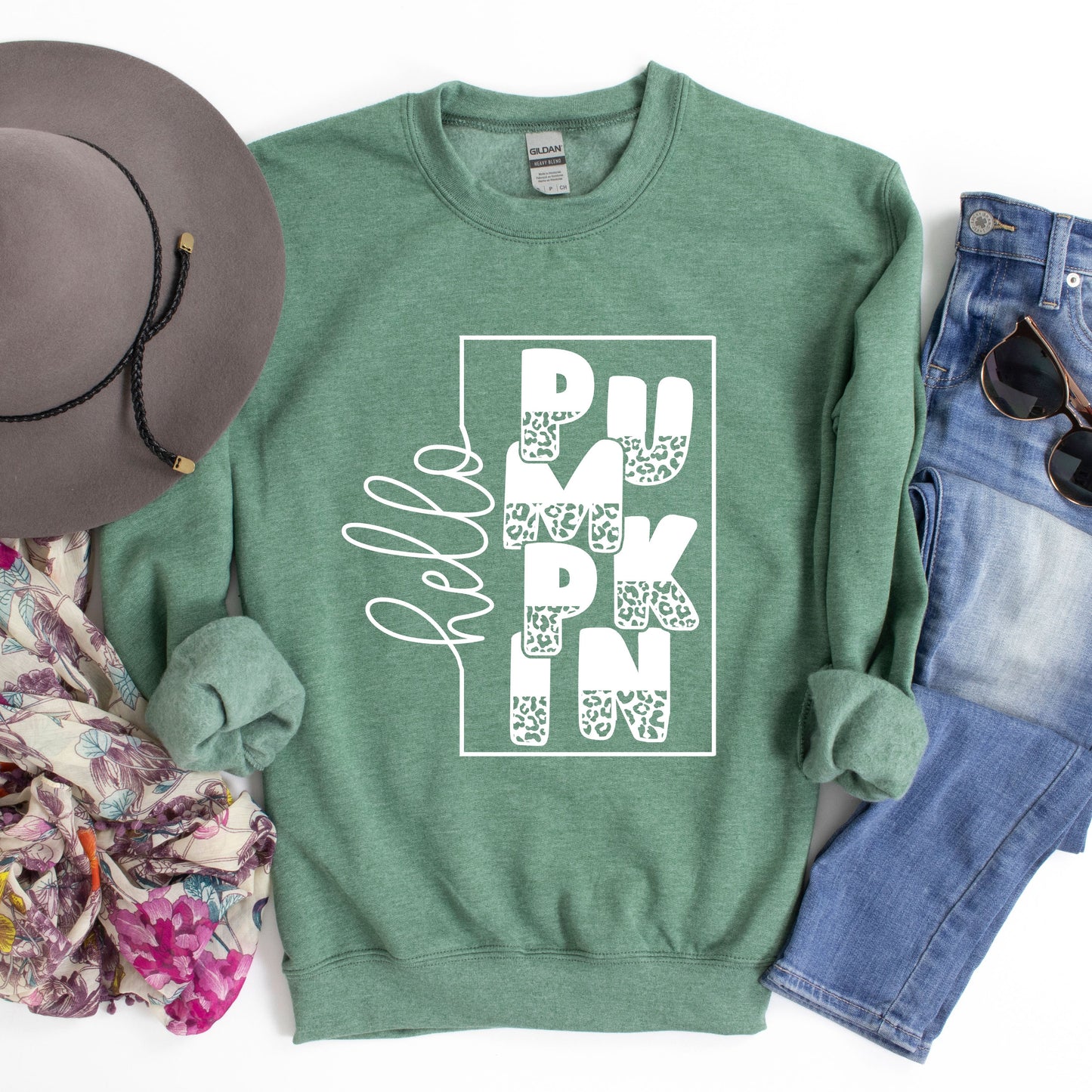 Hello Pumpkin Square | Sweatshirt