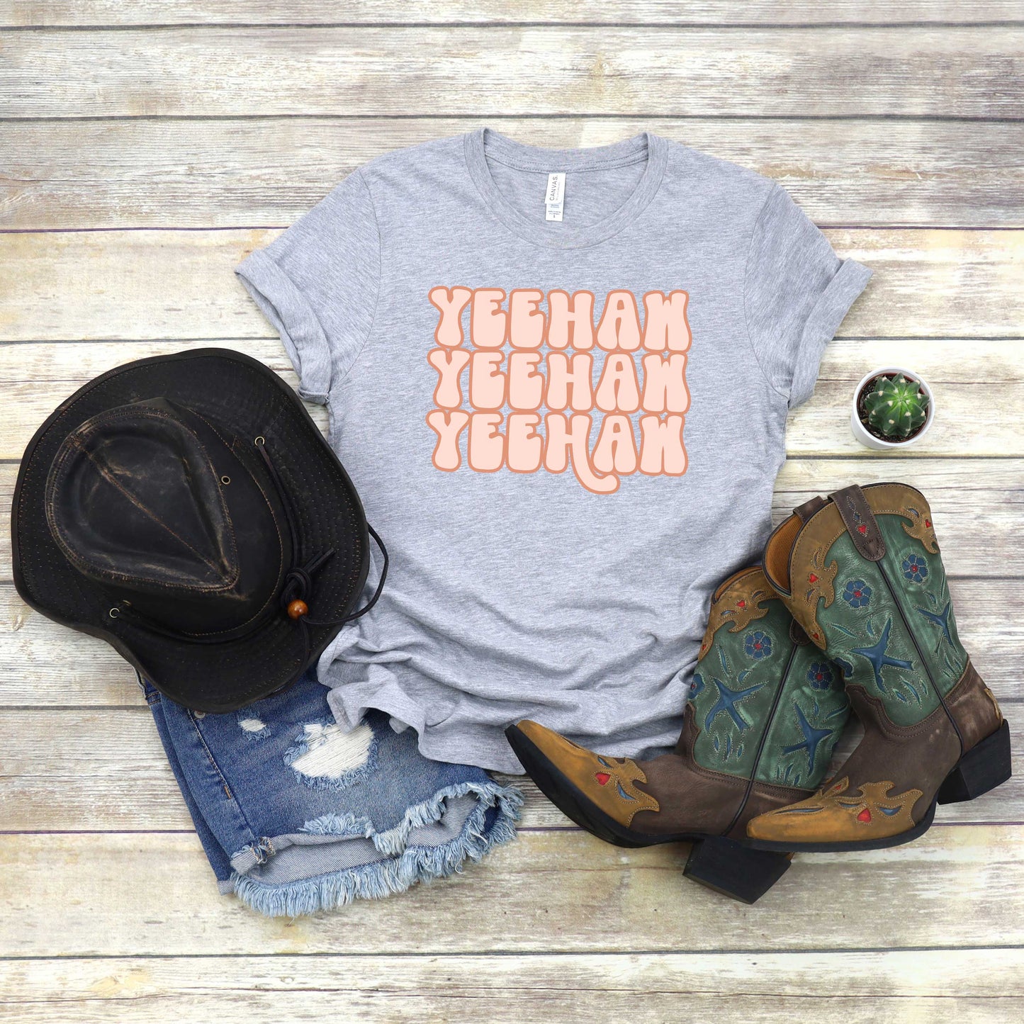 Yeehaw Stacked | Short Sleeve Graphic Tee