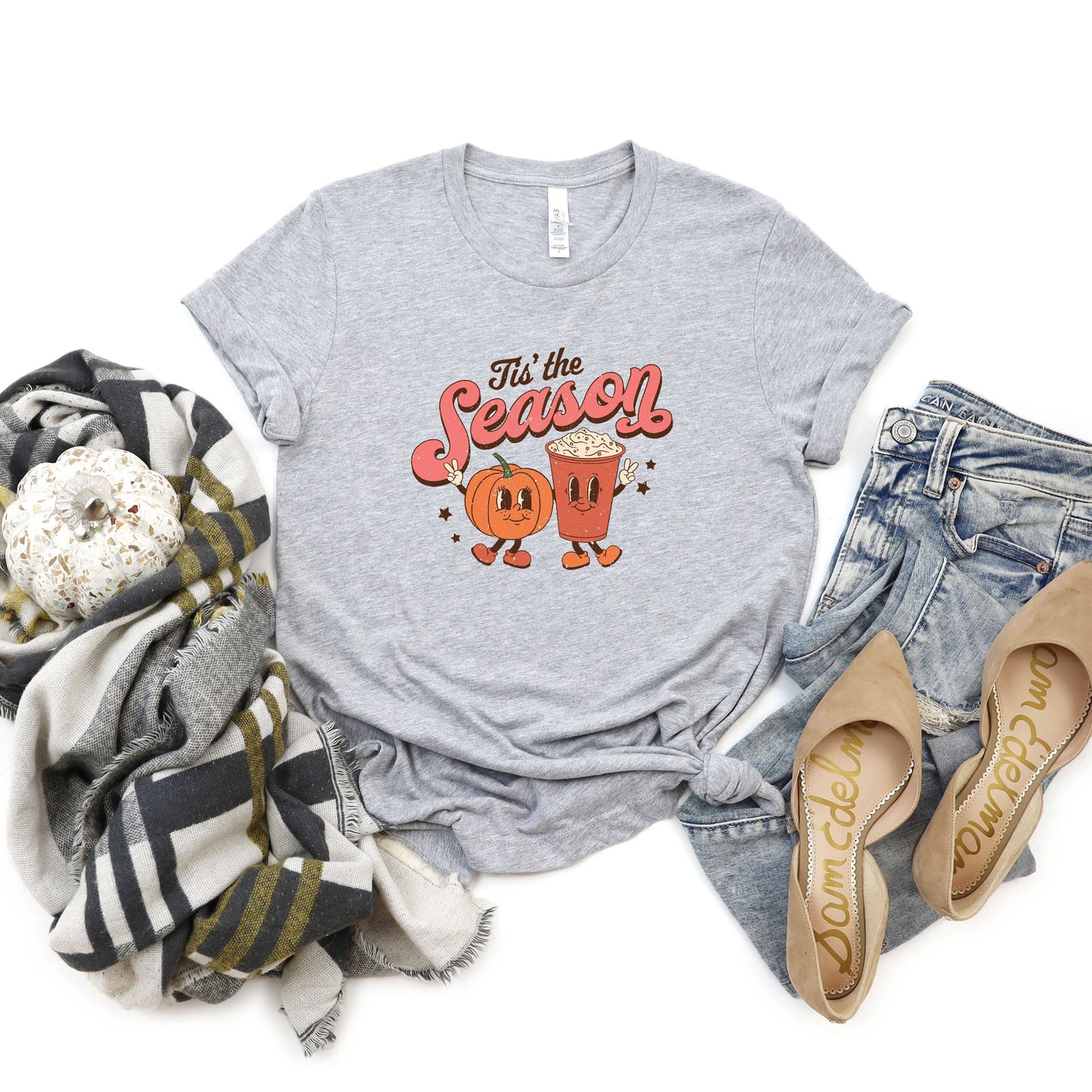 Tis The Season Pumpkin | Short Sleeve Graphic Tee