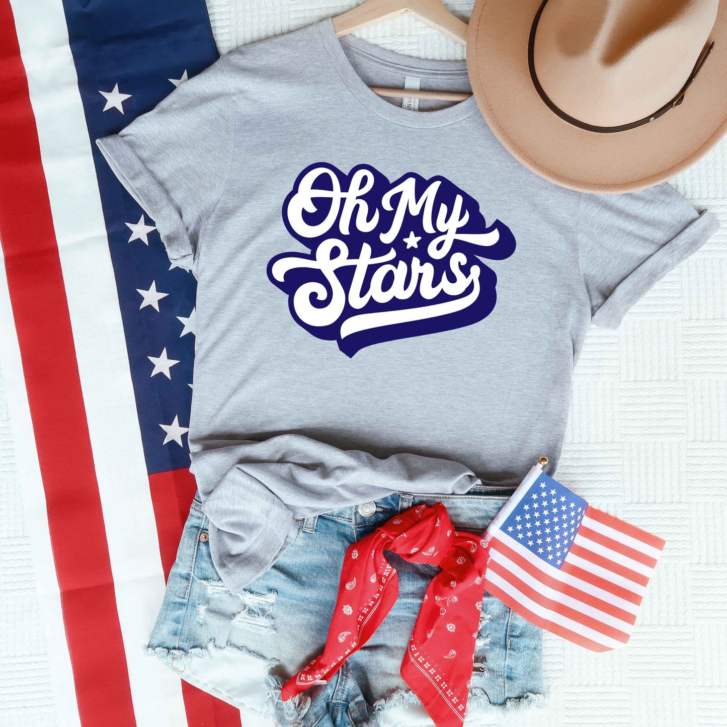 Oh My Stars Retro | Short Sleeve Graphic Tee
