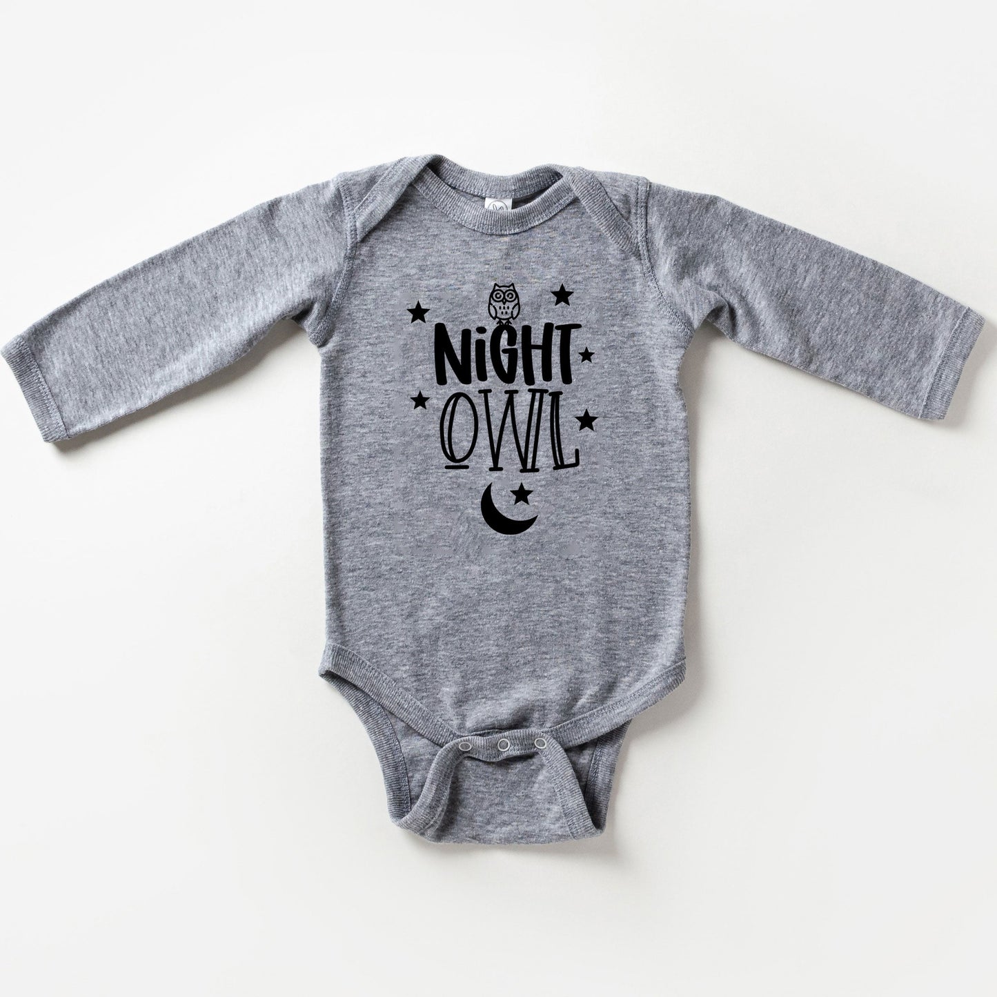 Night Owl | Baby Long Sleeve Bodysuit