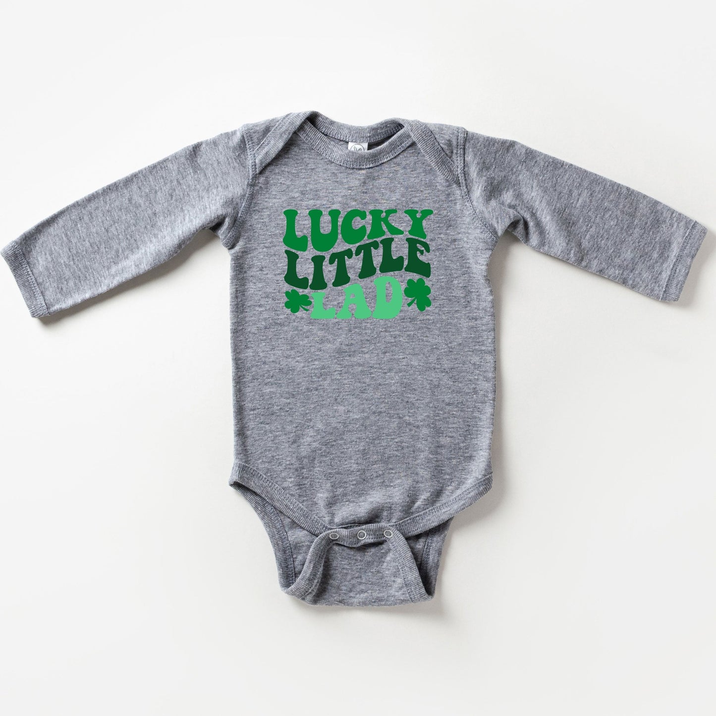 Lucky Little Lad | Baby Long Sleeve Bodysuit