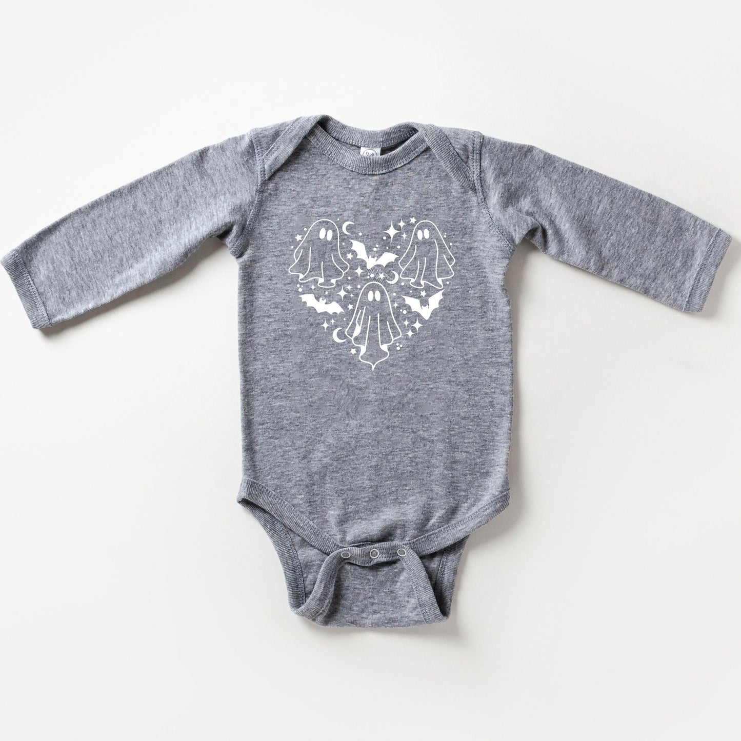 Ghosts Heart | Baby Graphic Long Sleeve Bodysuit