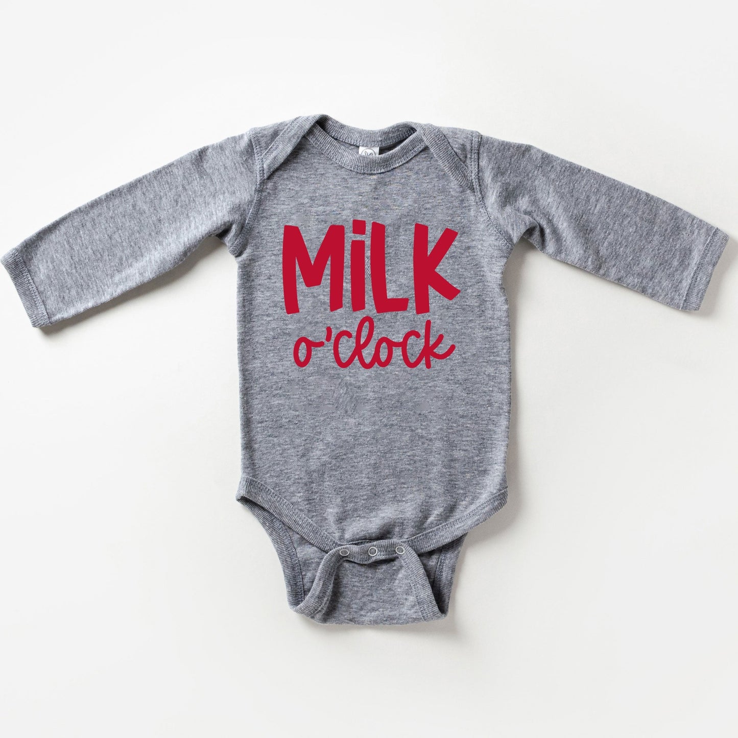 Milk O'Clock | Baby Long Sleeve Bodysuit