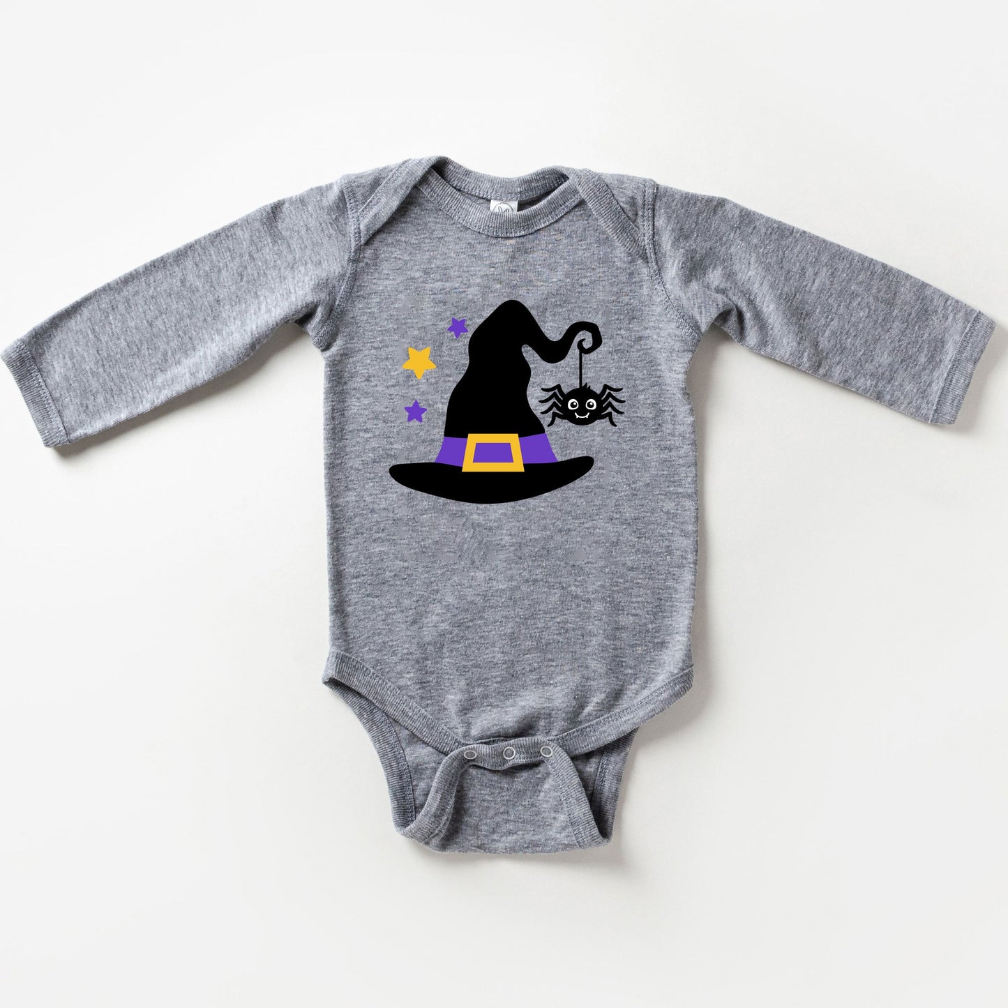 Witch And Spider | Baby Graphic Long Sleeve Bodysuit