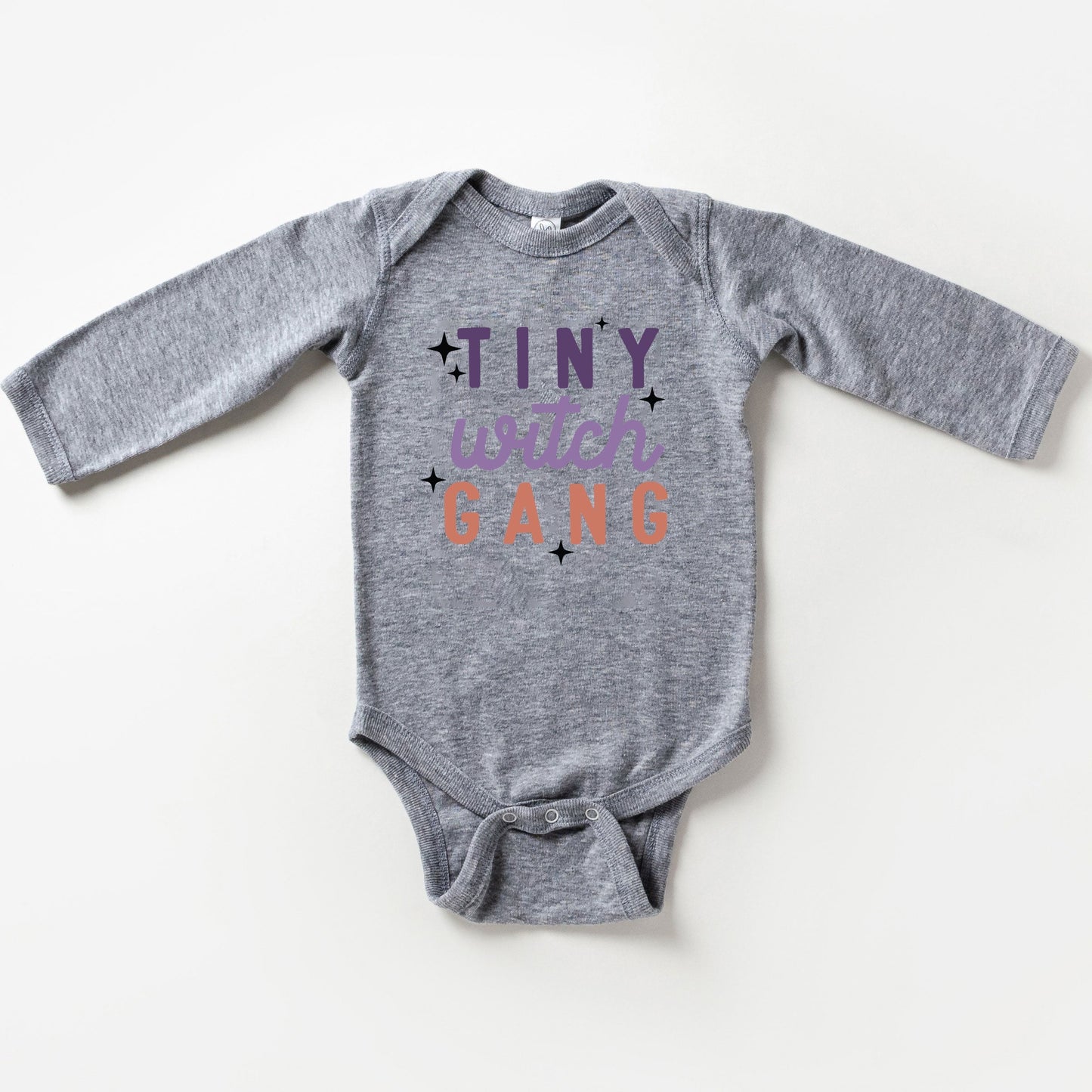 Tiny Witch Gang | Baby Graphic Long Sleeve Bodysuit