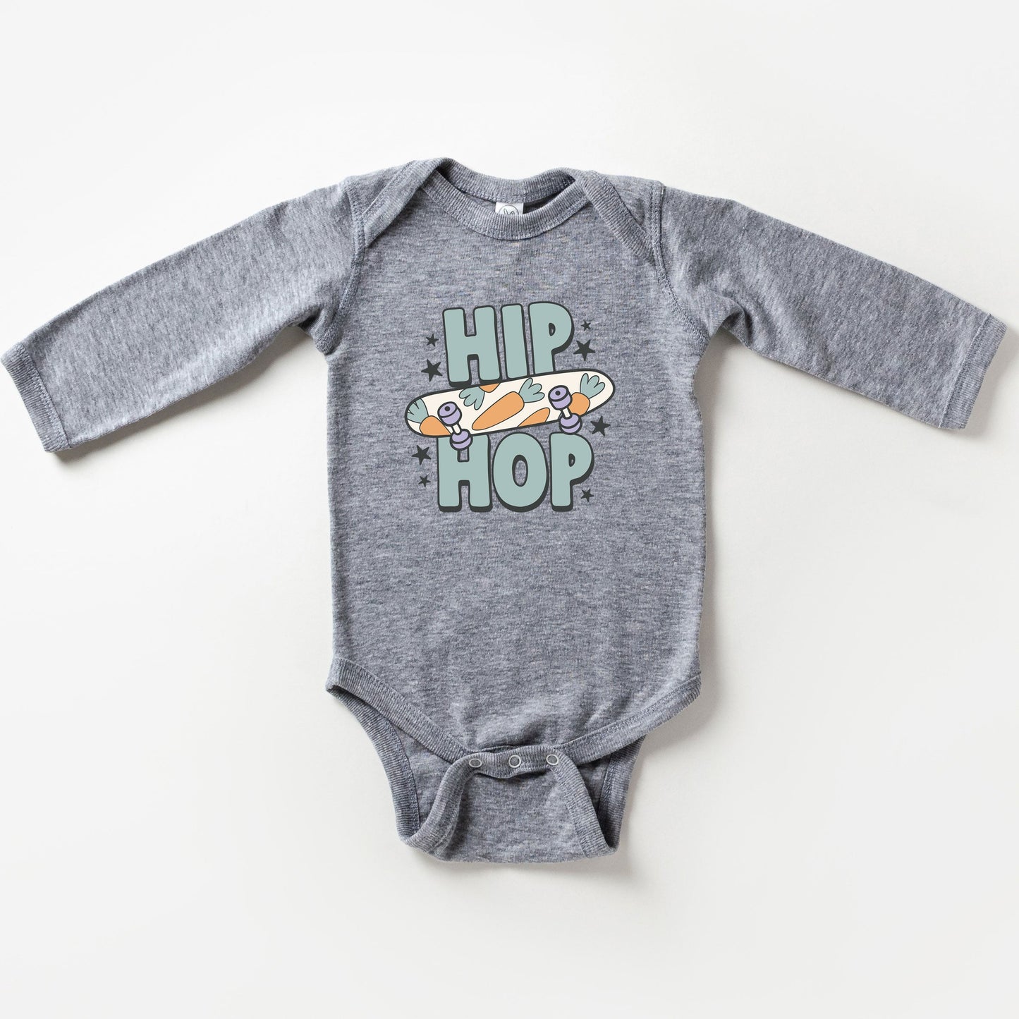Hip Hop Skateboard | Baby Long Sleeve Bodysuit