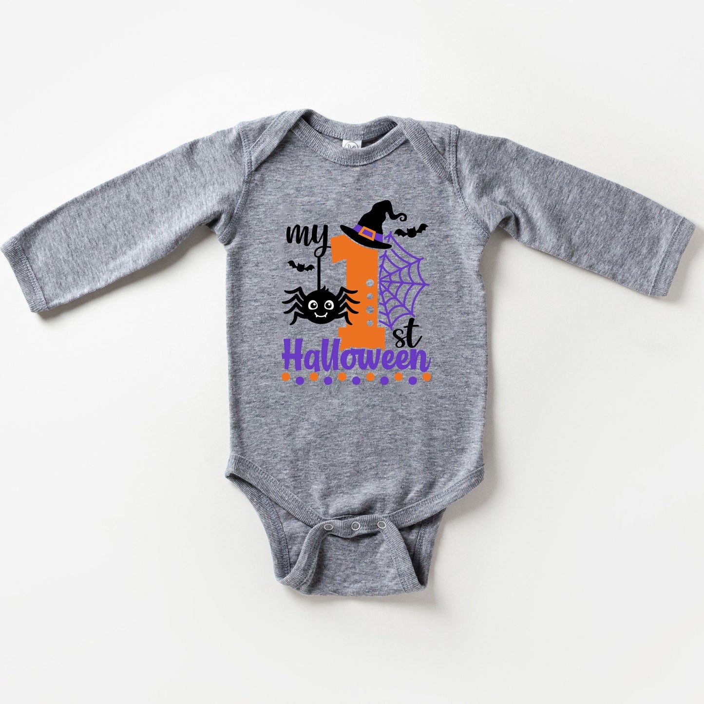 My First Halloween | Baby Graphic Long Sleeve Bodysuit