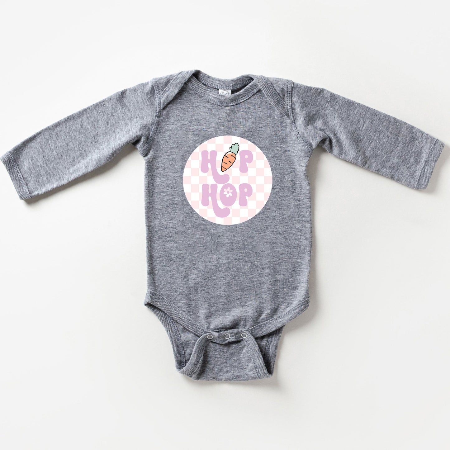 Checkered Hip Hop | Baby Long Sleeve Bodysuit