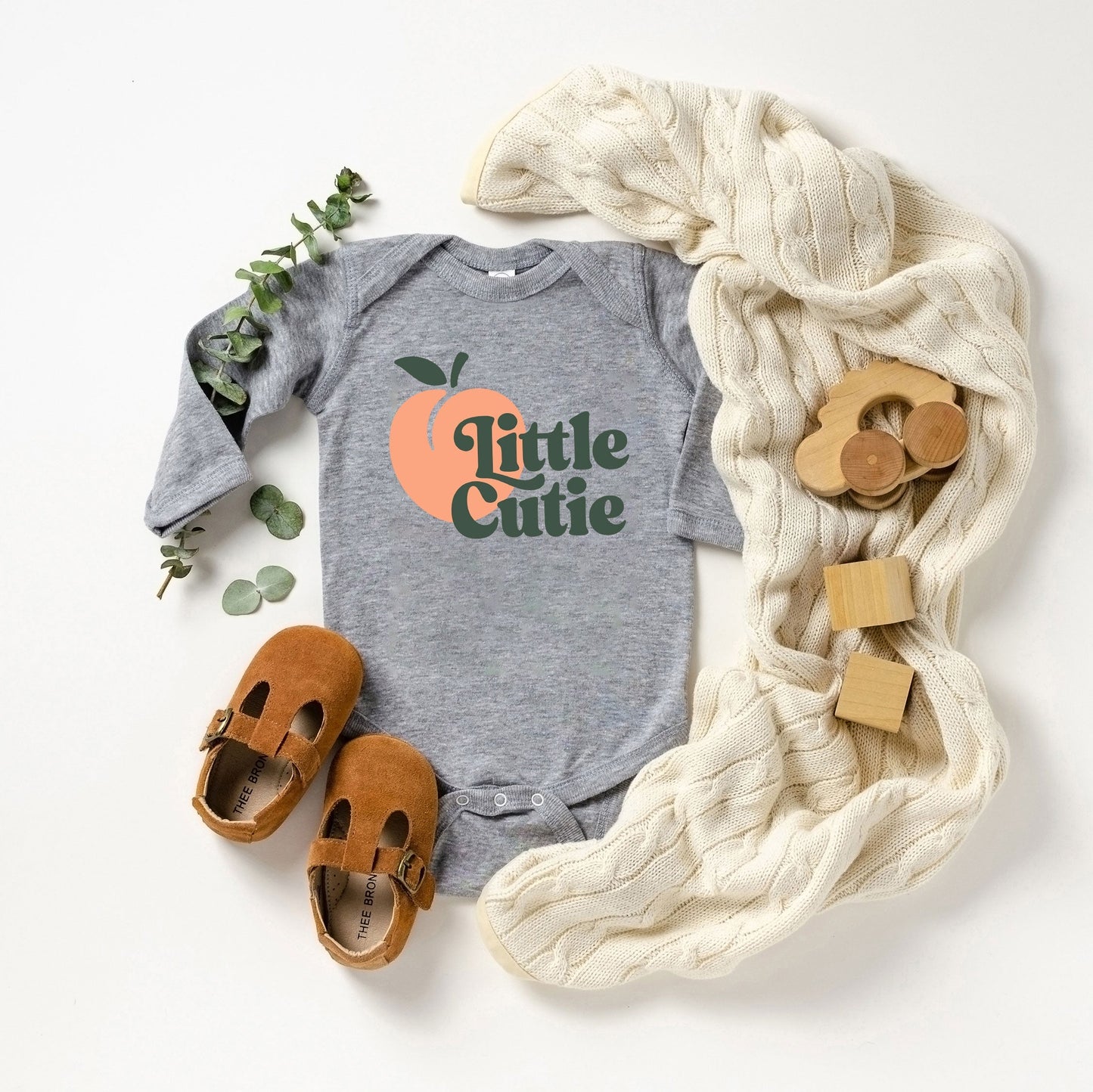 Little Cutie | Baby Long Sleeve Bodysuit