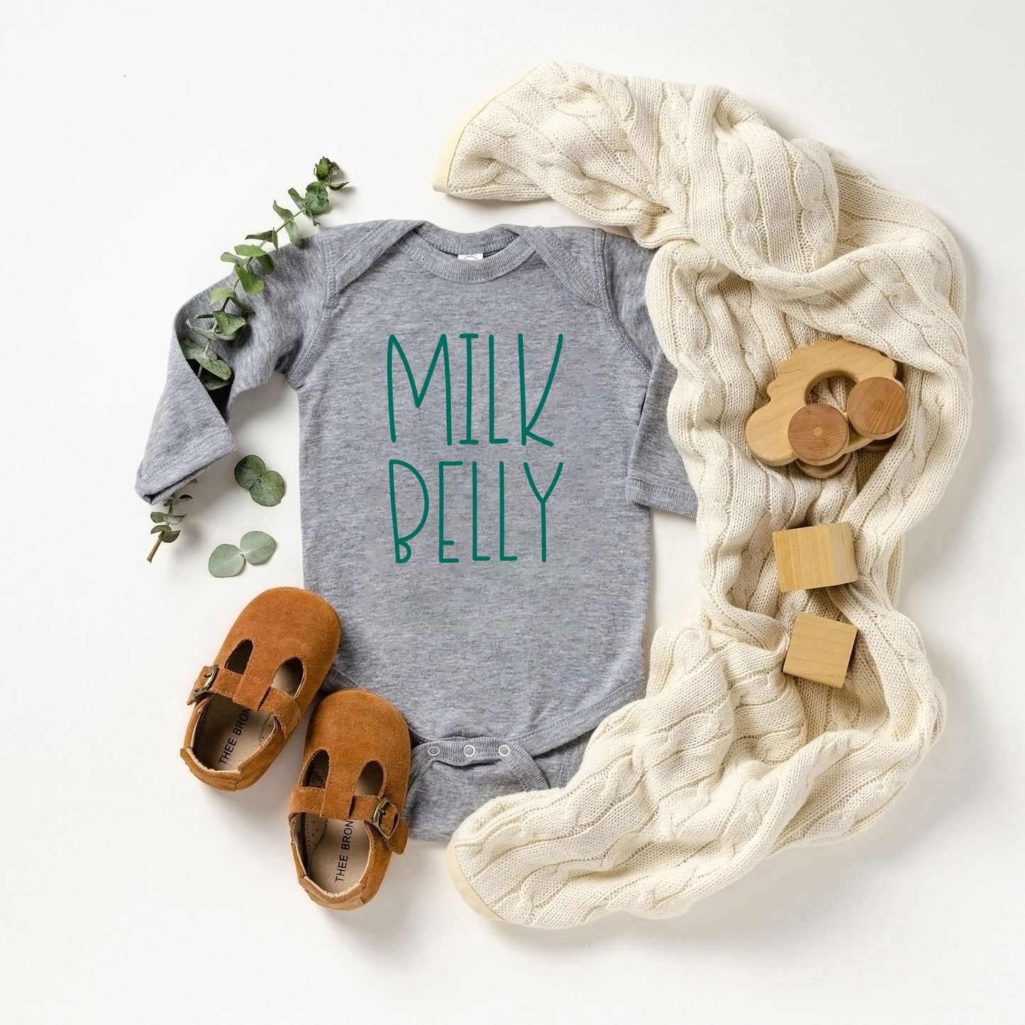 Milk Belly | Baby Long Sleeve Bodysuit
