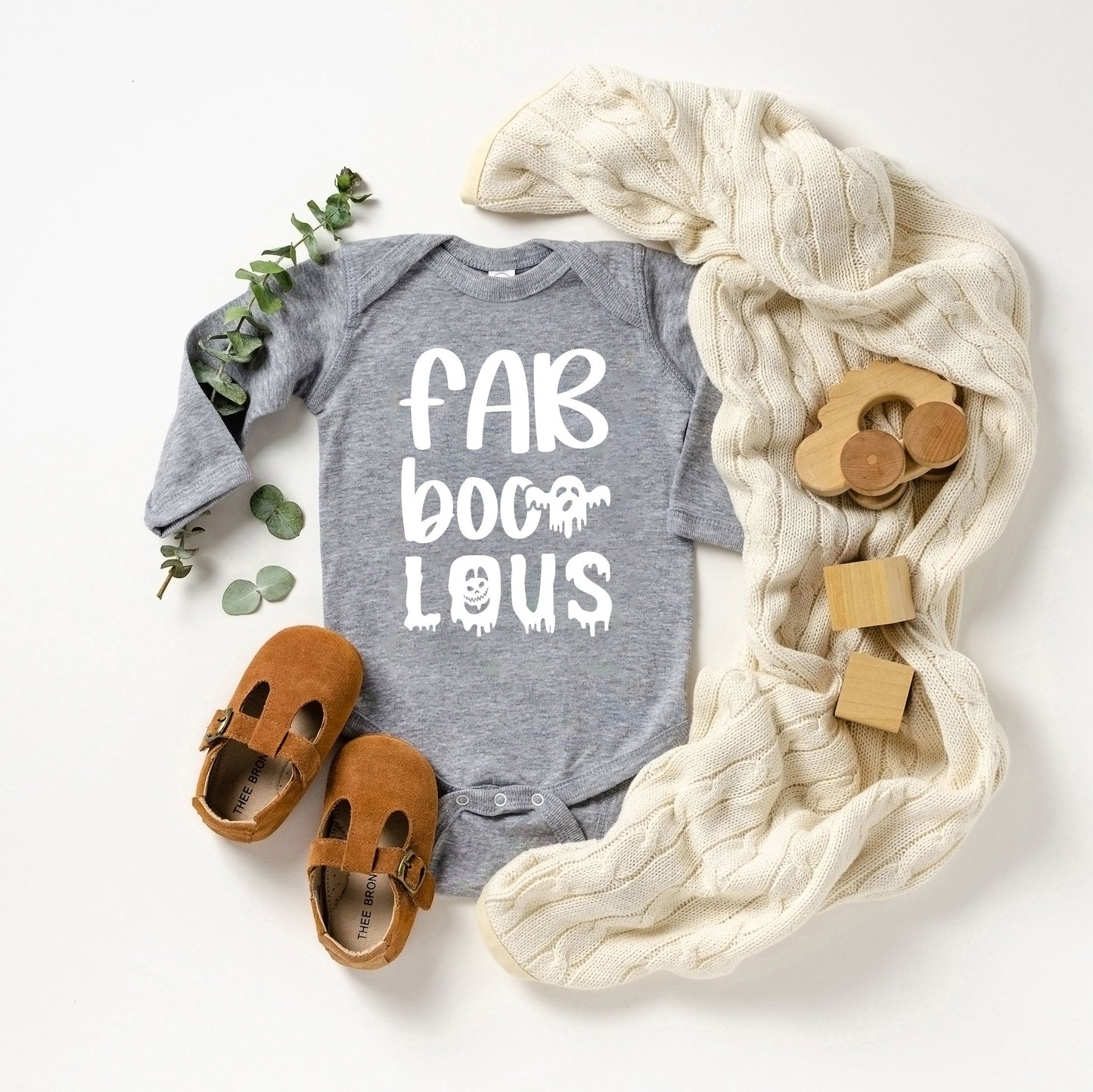 Fabboolus | Baby Graphic Long Sleeve Bodysuit