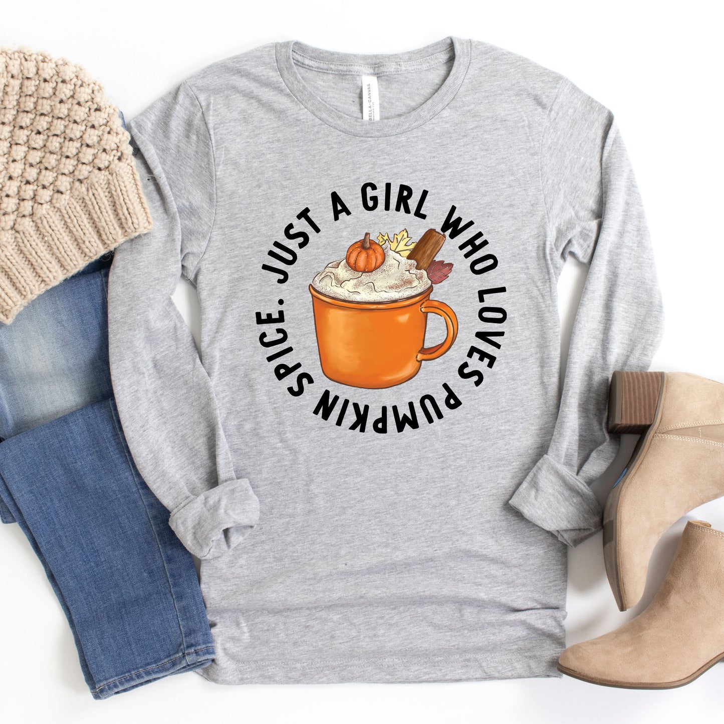 Love Pumpkin Spice |  Long Sleeve Crew Neck